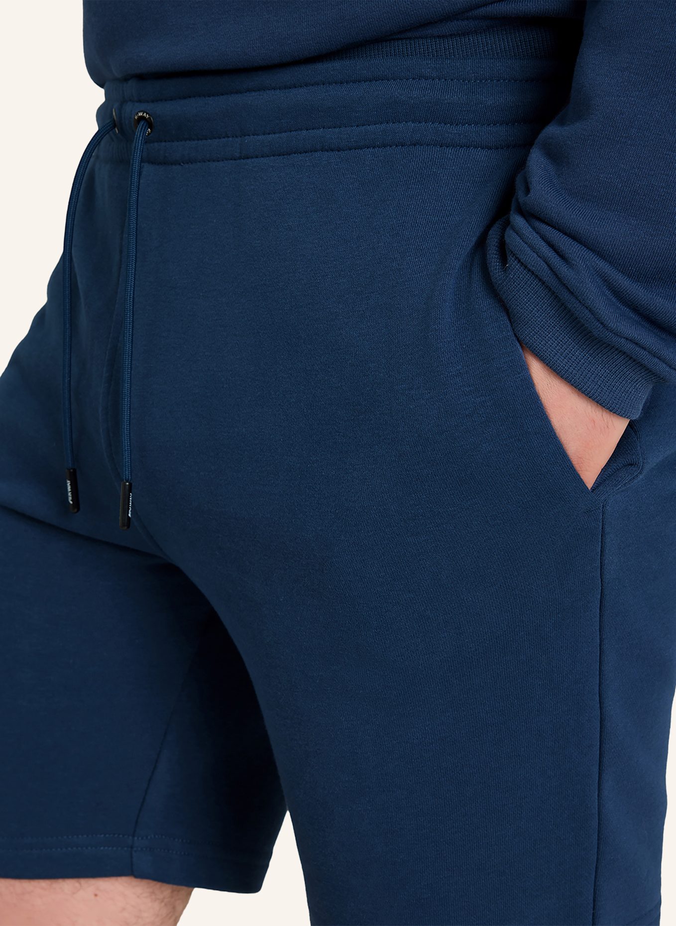K-WAY Sweatshorts CASIMIR POLY COTTON: BLAU