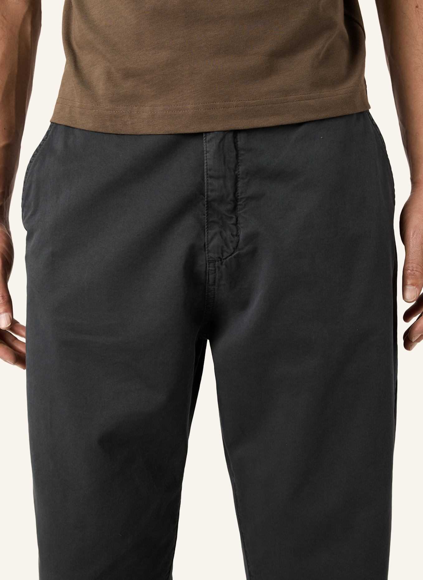 THE.NIM STANDARD Hose CARROT FLAT FRONT PANT: BRAUN