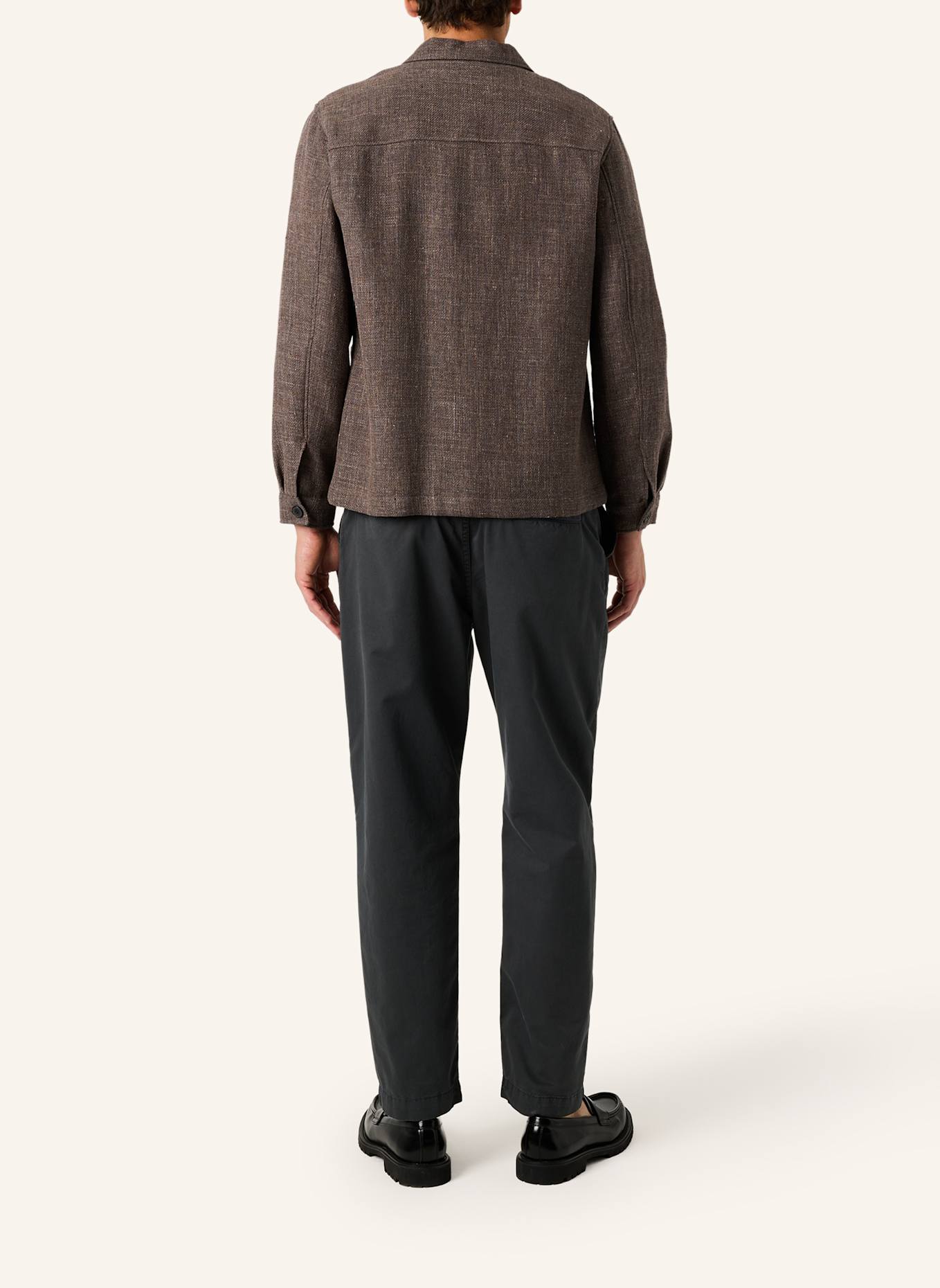 THE.NIM STANDARD Hose CARROT FLAT FRONT PANT: BRAUN