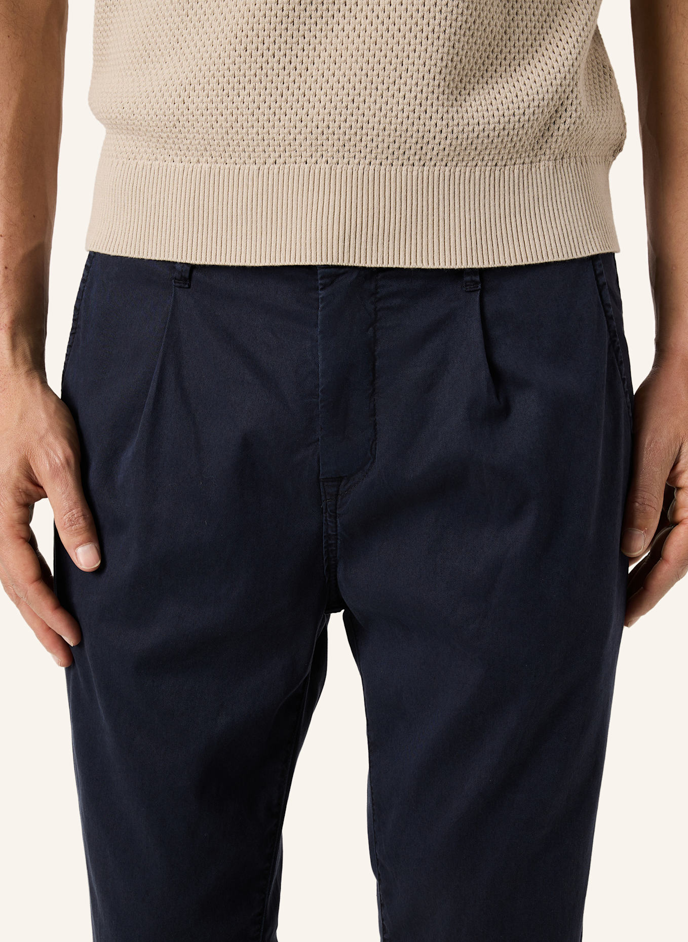 THE.NIM STANDARD Hose CHINO PINCE MAN: DUNKELBLAU