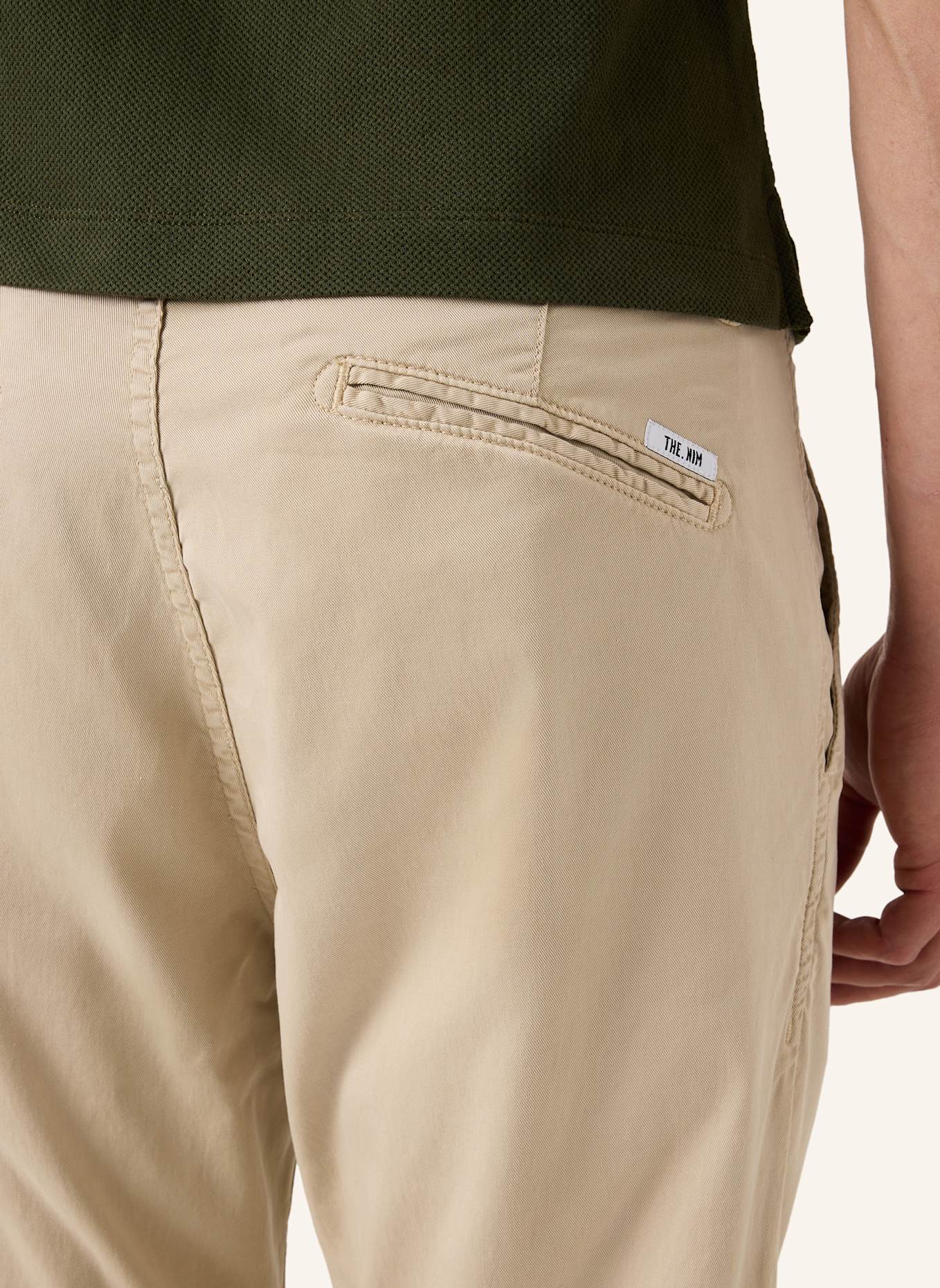 THE.NIM STANDARD Hose CHINO PINCE MAN: HELLBRAUN