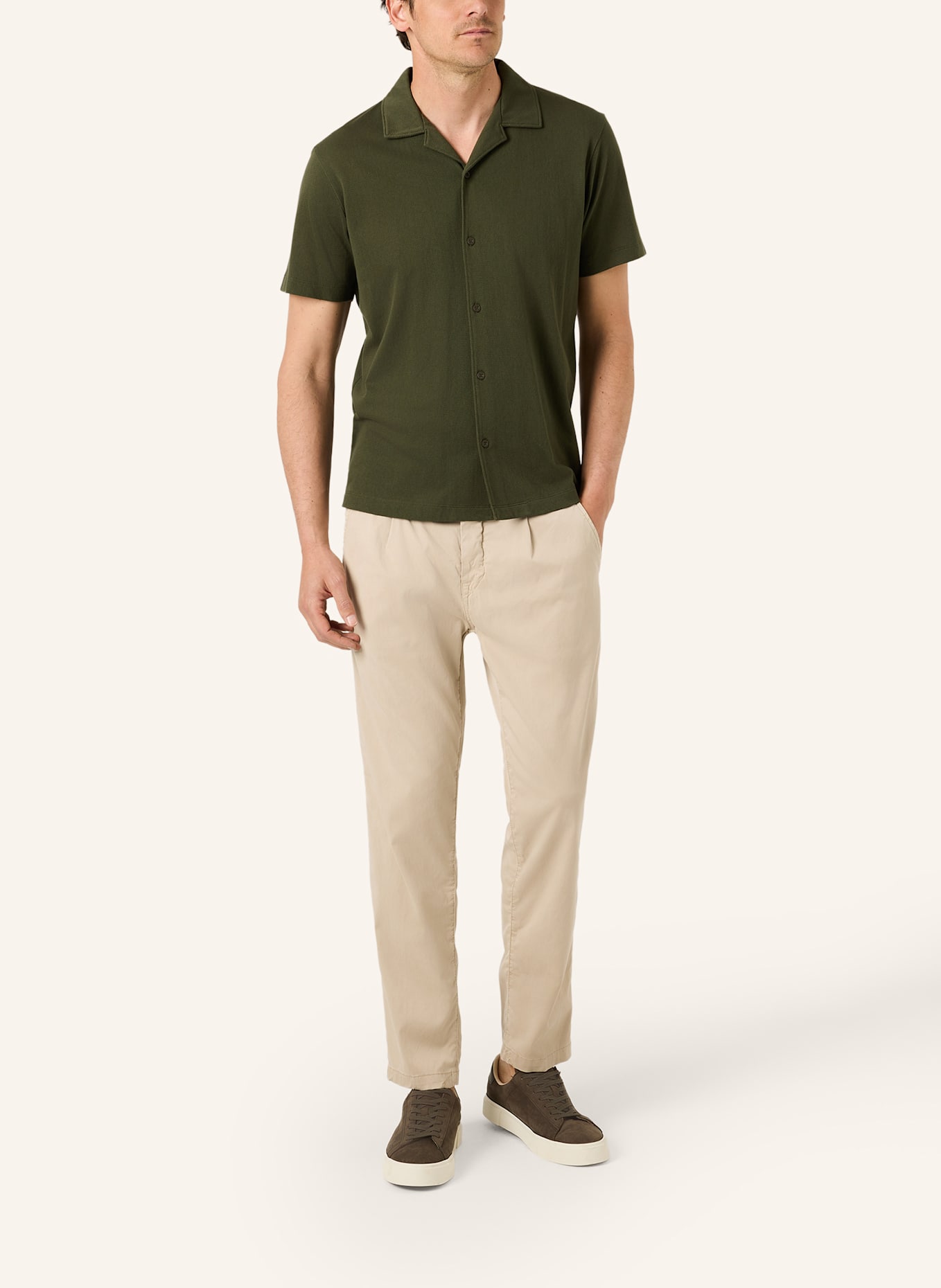 THE.NIM STANDARD Hose CHINO PINCE MAN: HELLBRAUN
