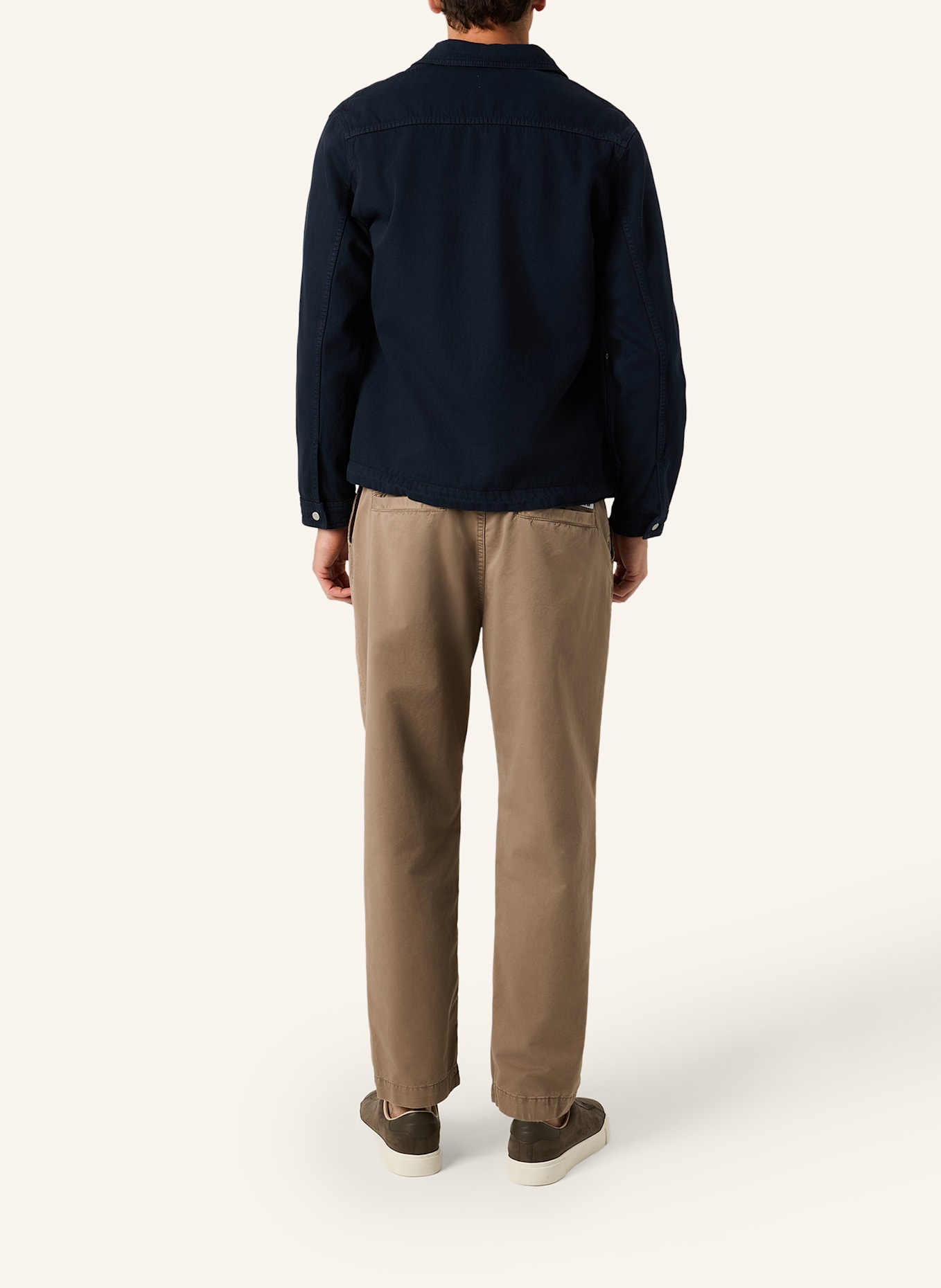 THE.NIM STANDARD Overshirt MAN OVERSHIRT 9,5oz: DUNKELBLAU