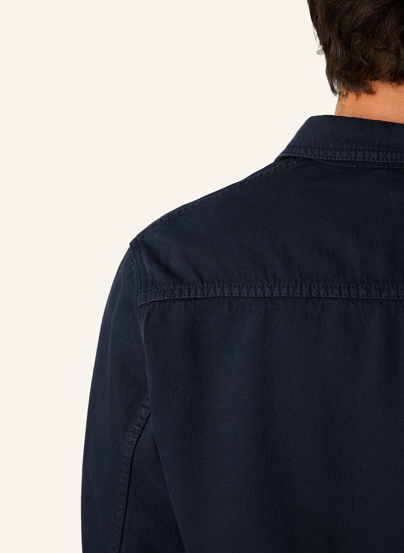 THE.NIM STANDARD Overshirt MAN OVERSHIRT 9,5oz: DUNKELBLAU