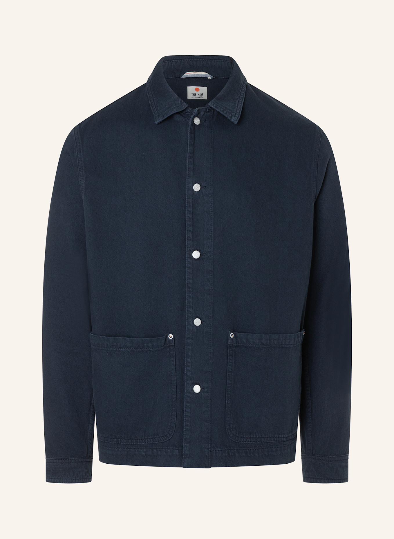 THE.NIM STANDARD Overshirt MAN OVERSHIRT 9,5oz: DUNKELBLAU