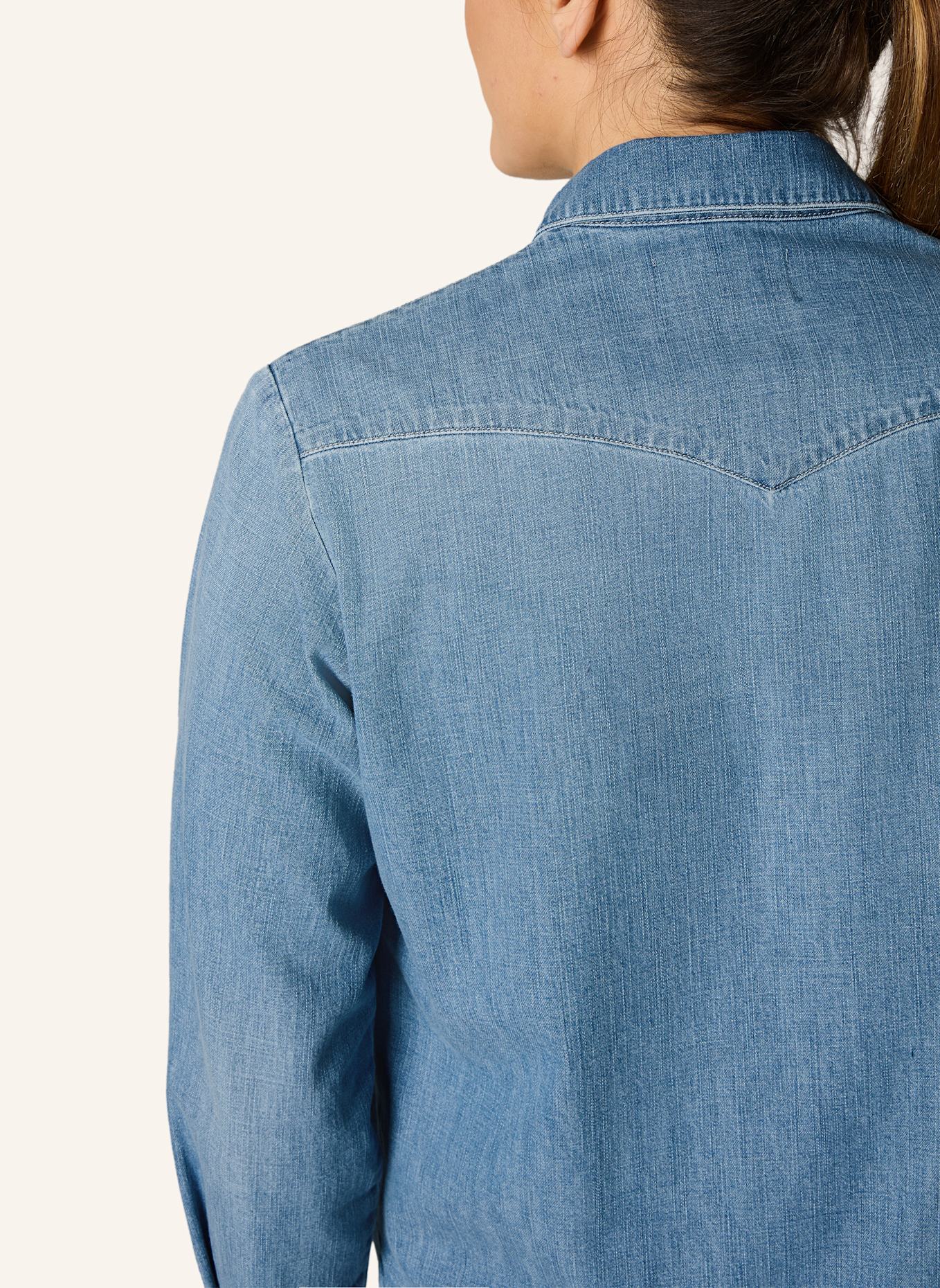 THE.NIM STANDARD Hemd WOMAN WESTERN SHIRT: BLAU