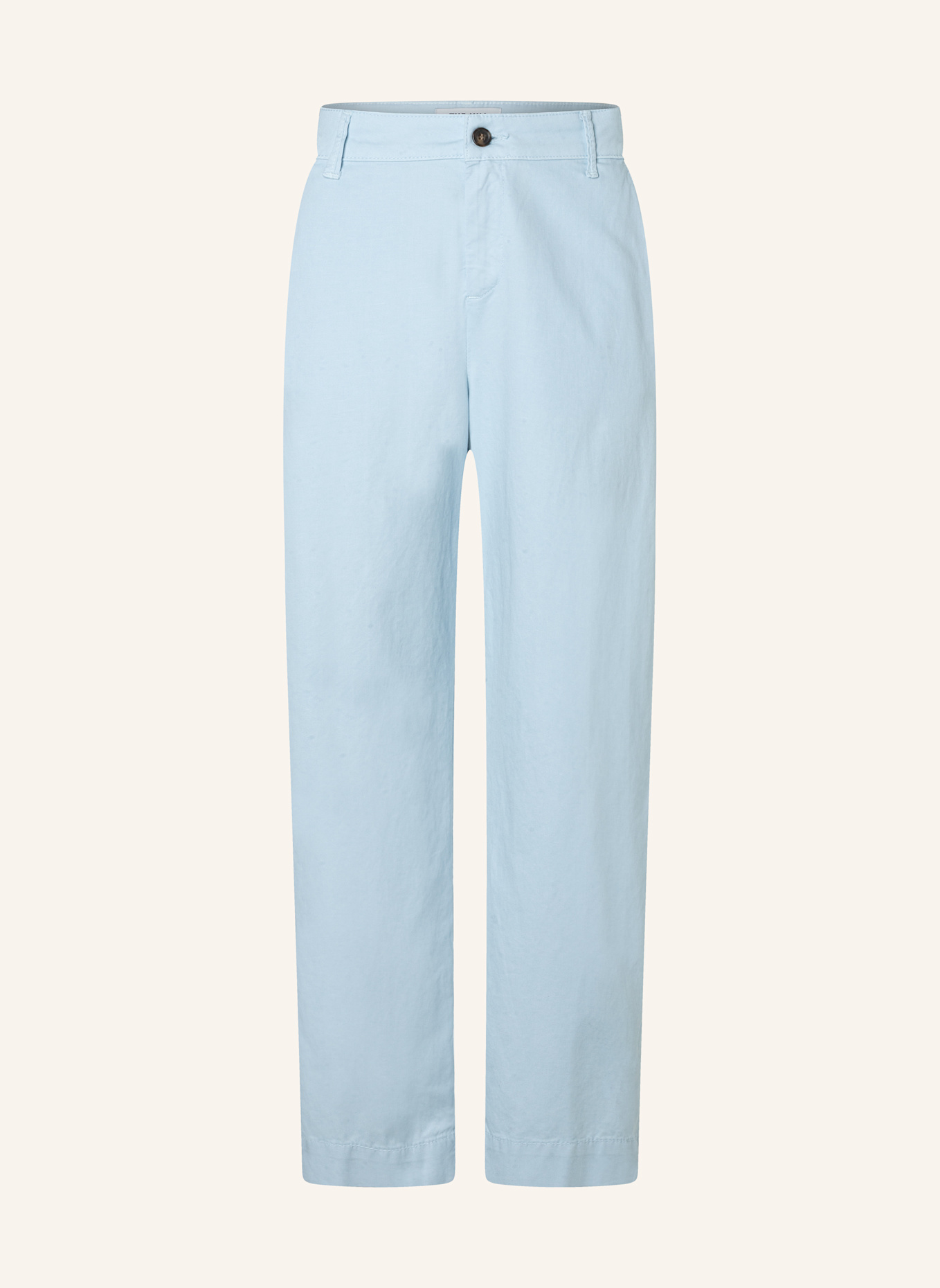 THE.NIM STANDARD Hose CHINO FLAT FRONT: HELLBLAU