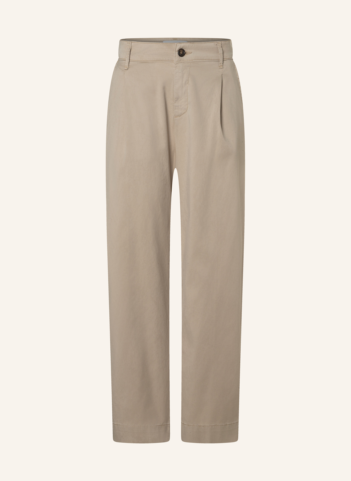 THE.NIM STANDARD Hose CHINO PINCE FRONT: HELLBRAUN
