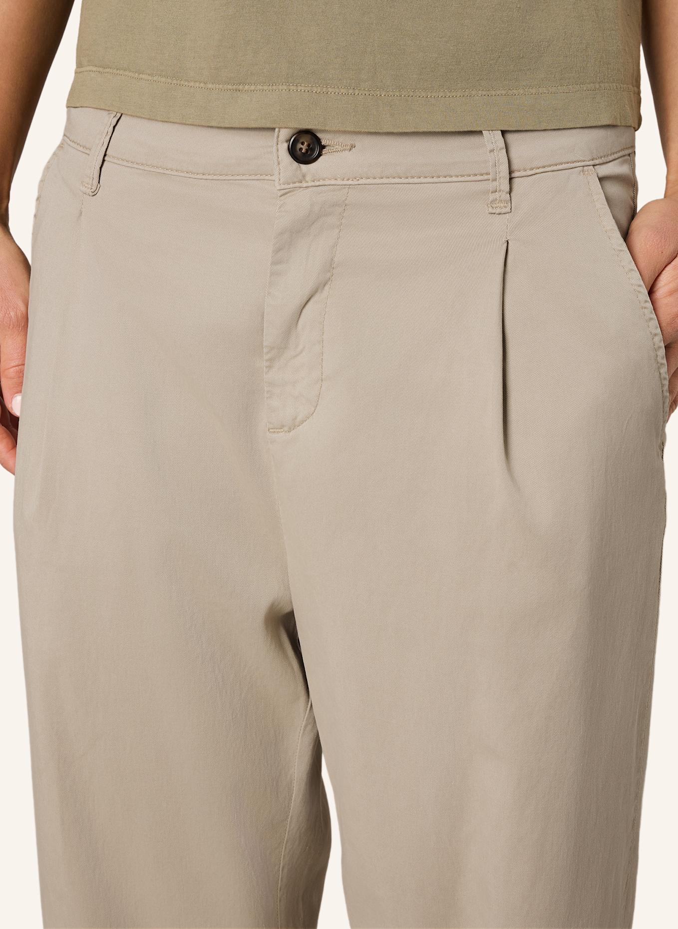 THE.NIM STANDARD Hose CHINO PINCE FRONT: HELLBRAUN