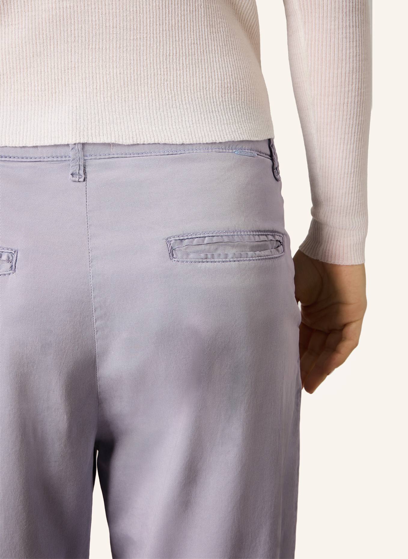 THE.NIM STANDARD Hose CHINO PINCE FRONT: LILA