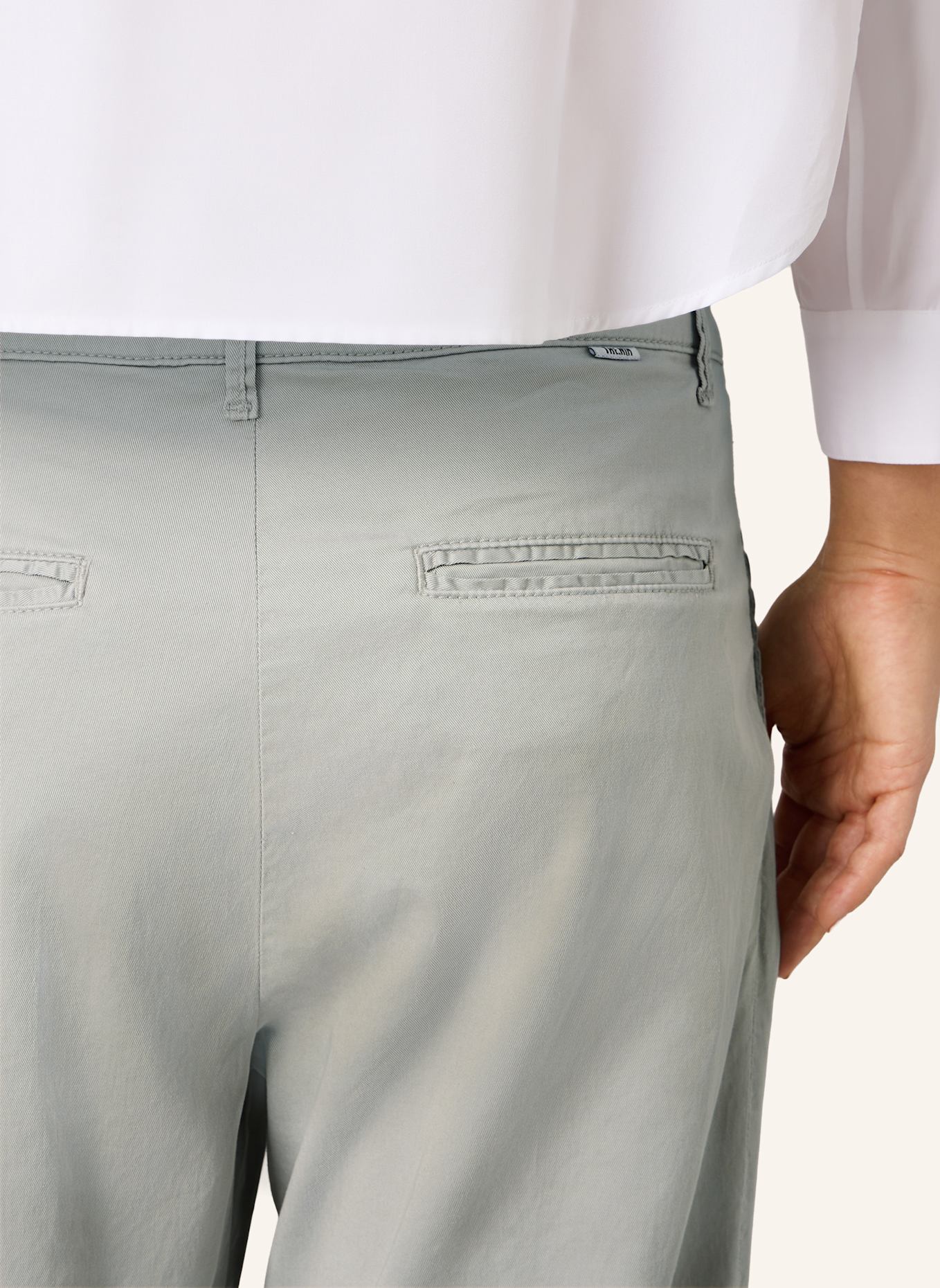 THE.NIM STANDARD Hose CHINO PINCE FRONT: GRAU