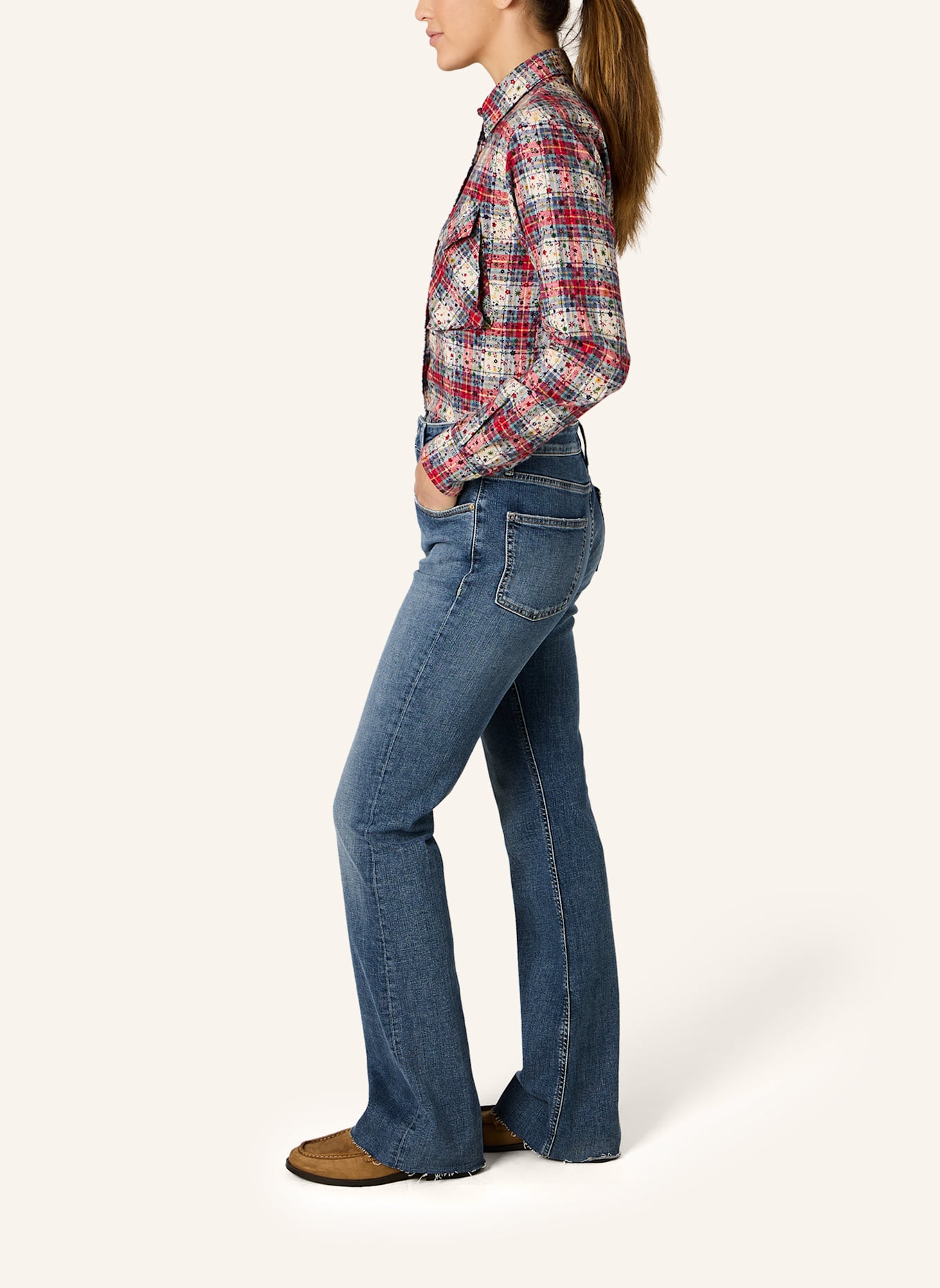 THE.NIM STANDARD Jeans JANET BOOTCUT 12 oz: MEDIUM DARK