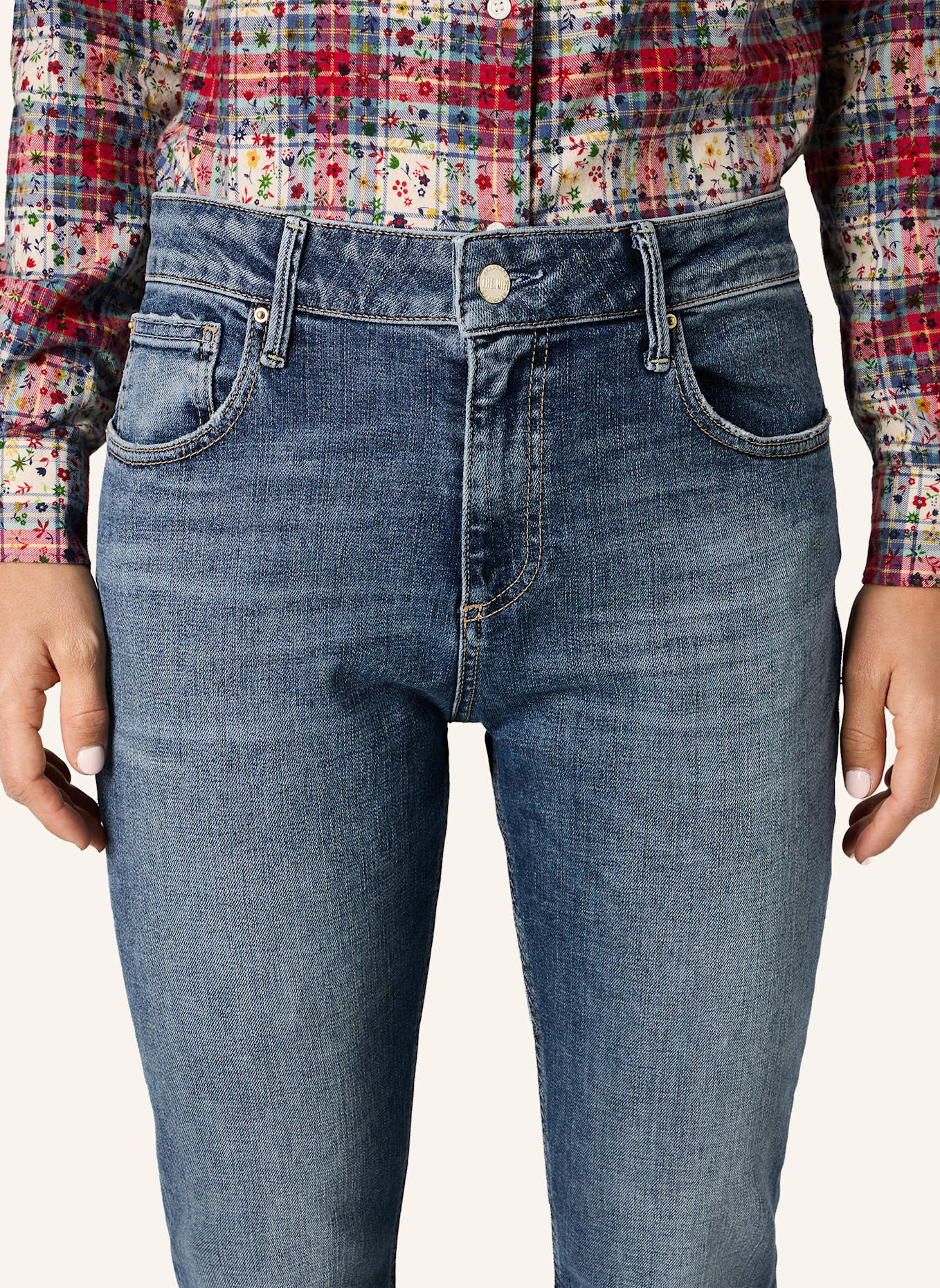 THE.NIM STANDARD Jeans JANET BOOTCUT 12 oz: MEDIUM DARK