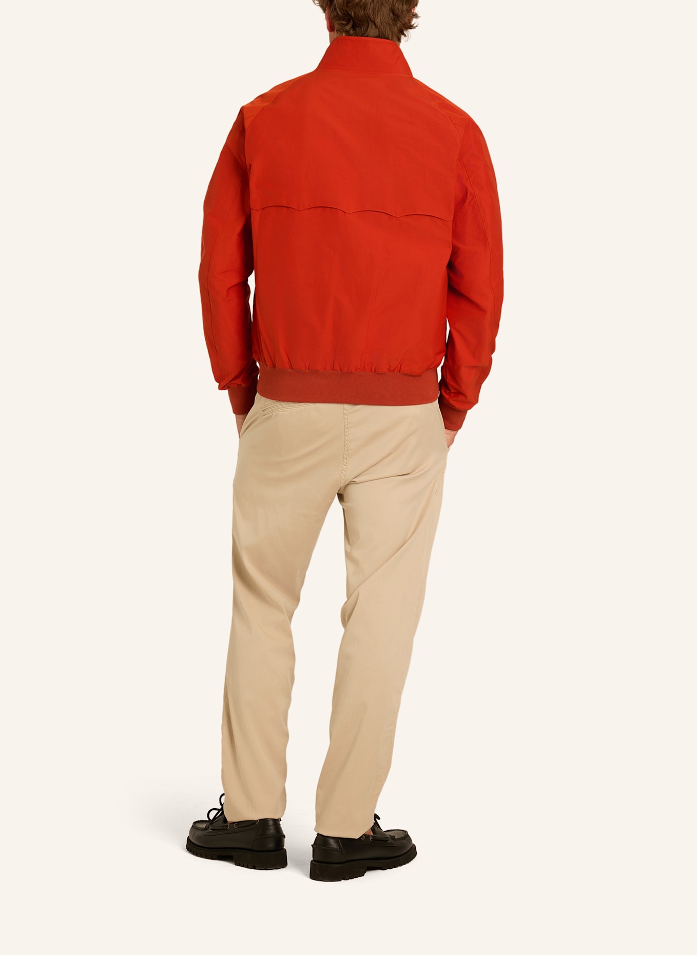 BARACUTA Jacke G9 HARRINGTON JACKET: ORANGE