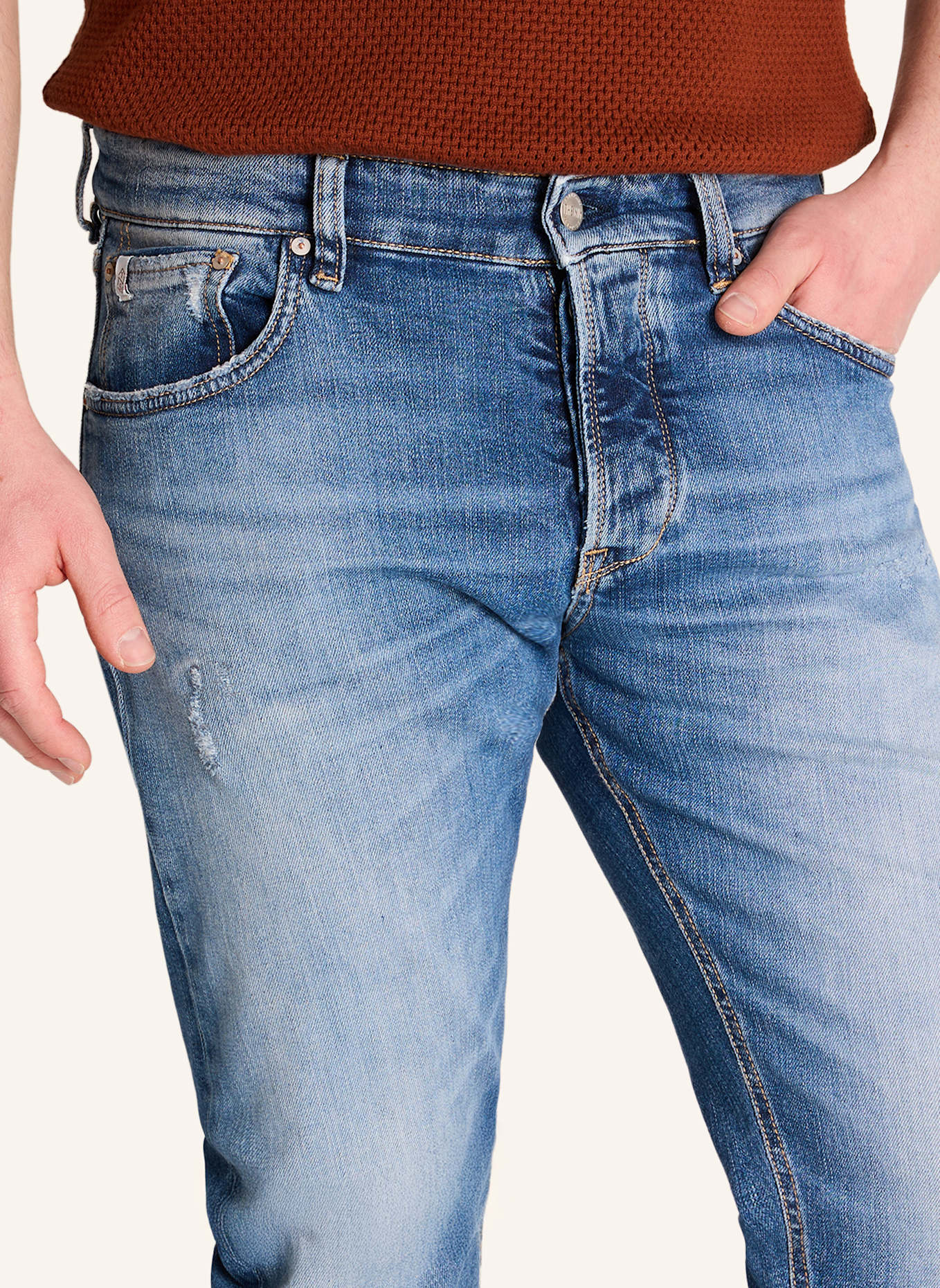 THE.NIM STANDARD Jeans MORRISON JEANS 9,75 oz: LIGHT DISTRESSED