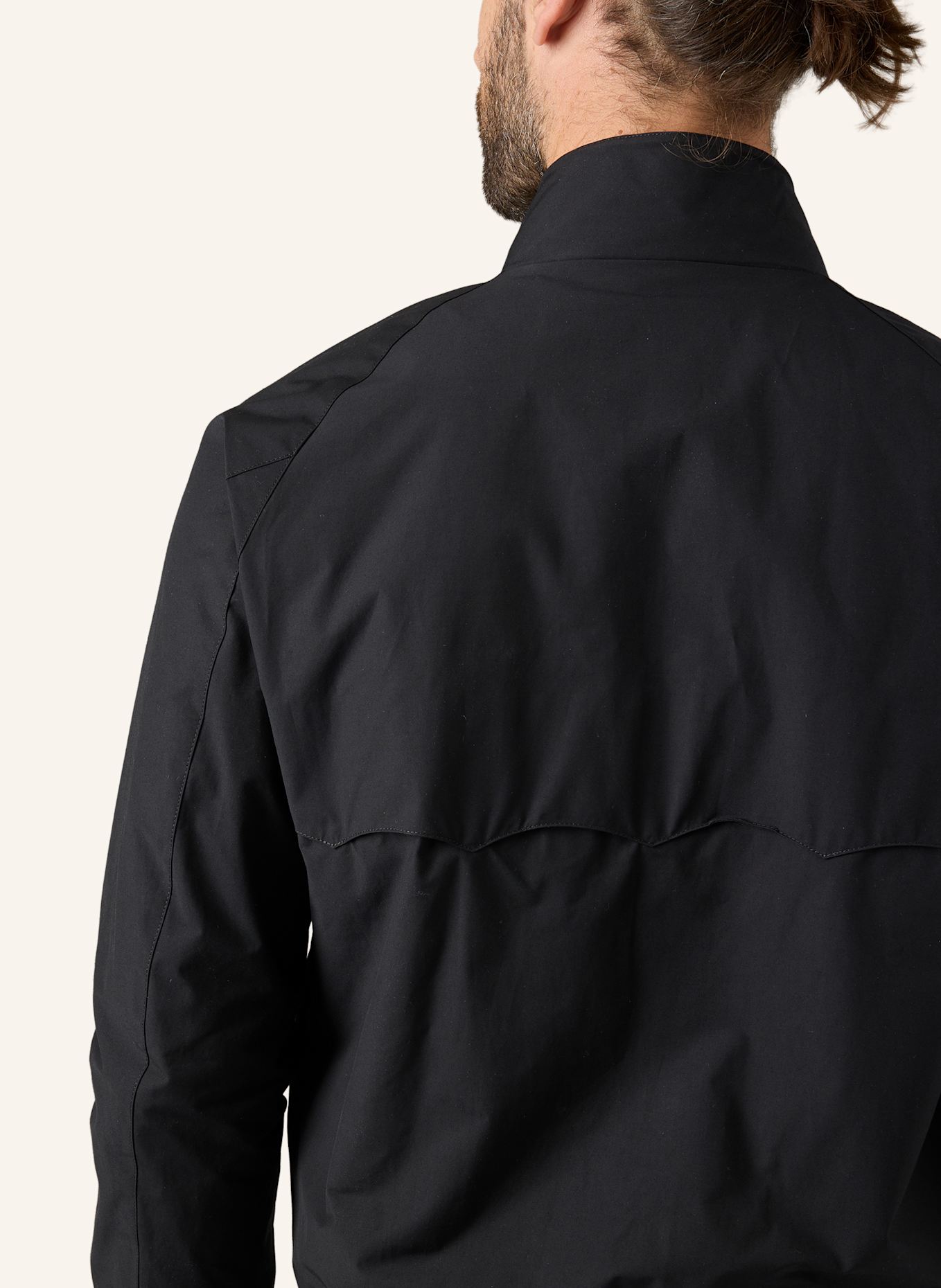 BARACUTA Jacke G9 HARRINGTON JACKET: SCHWARZ