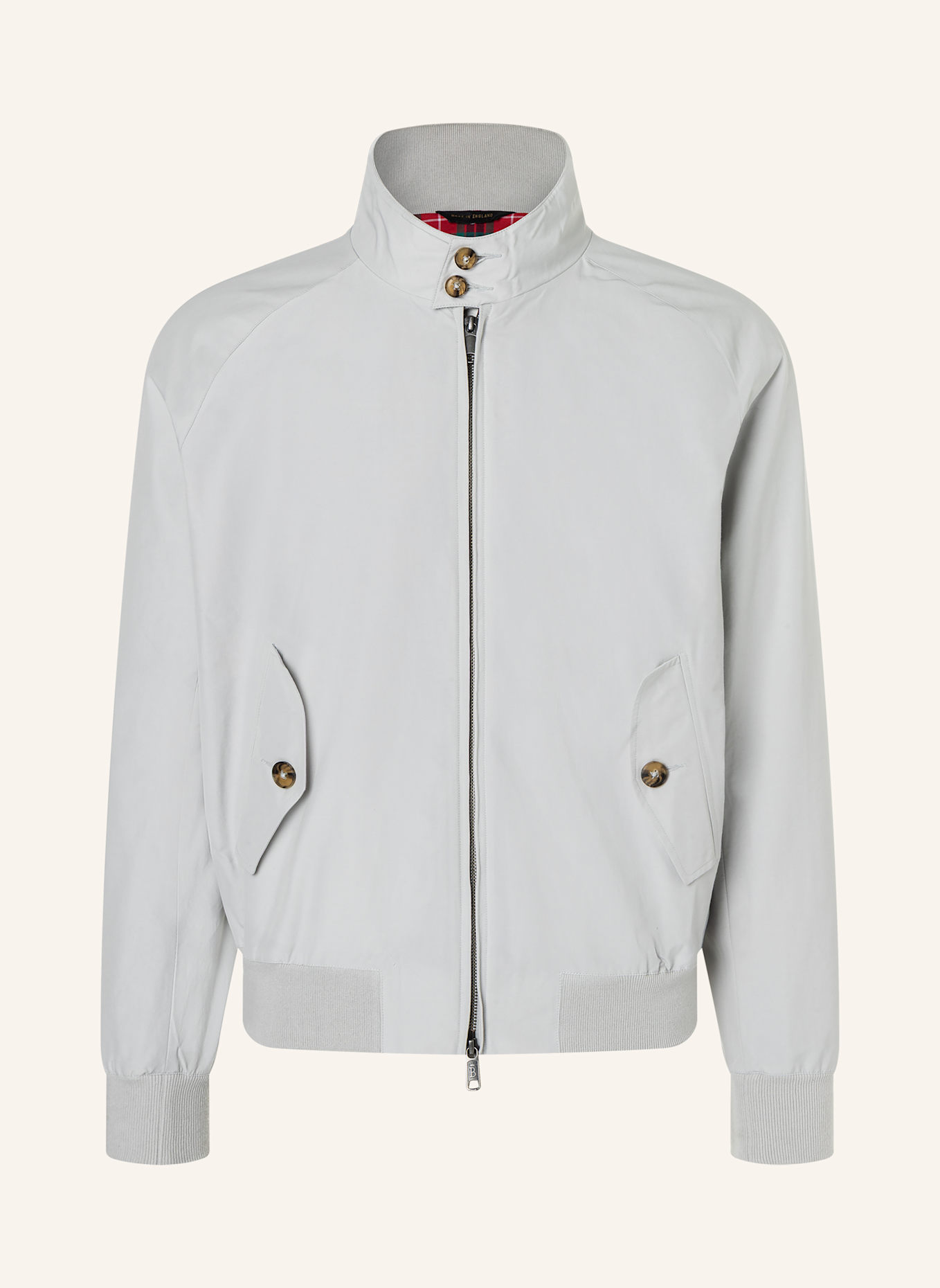 BARACUTA Jacke G9 HARRINGTON JACKET: WEISS