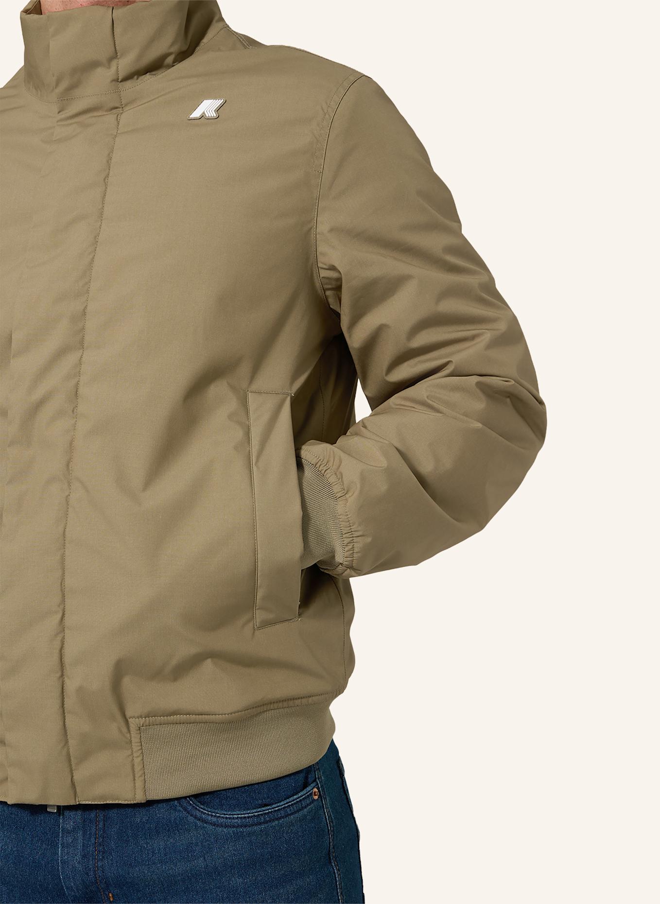 K-WAY Funktionsjacke ARSENE WARM MICRO CANVAS: GRÜN