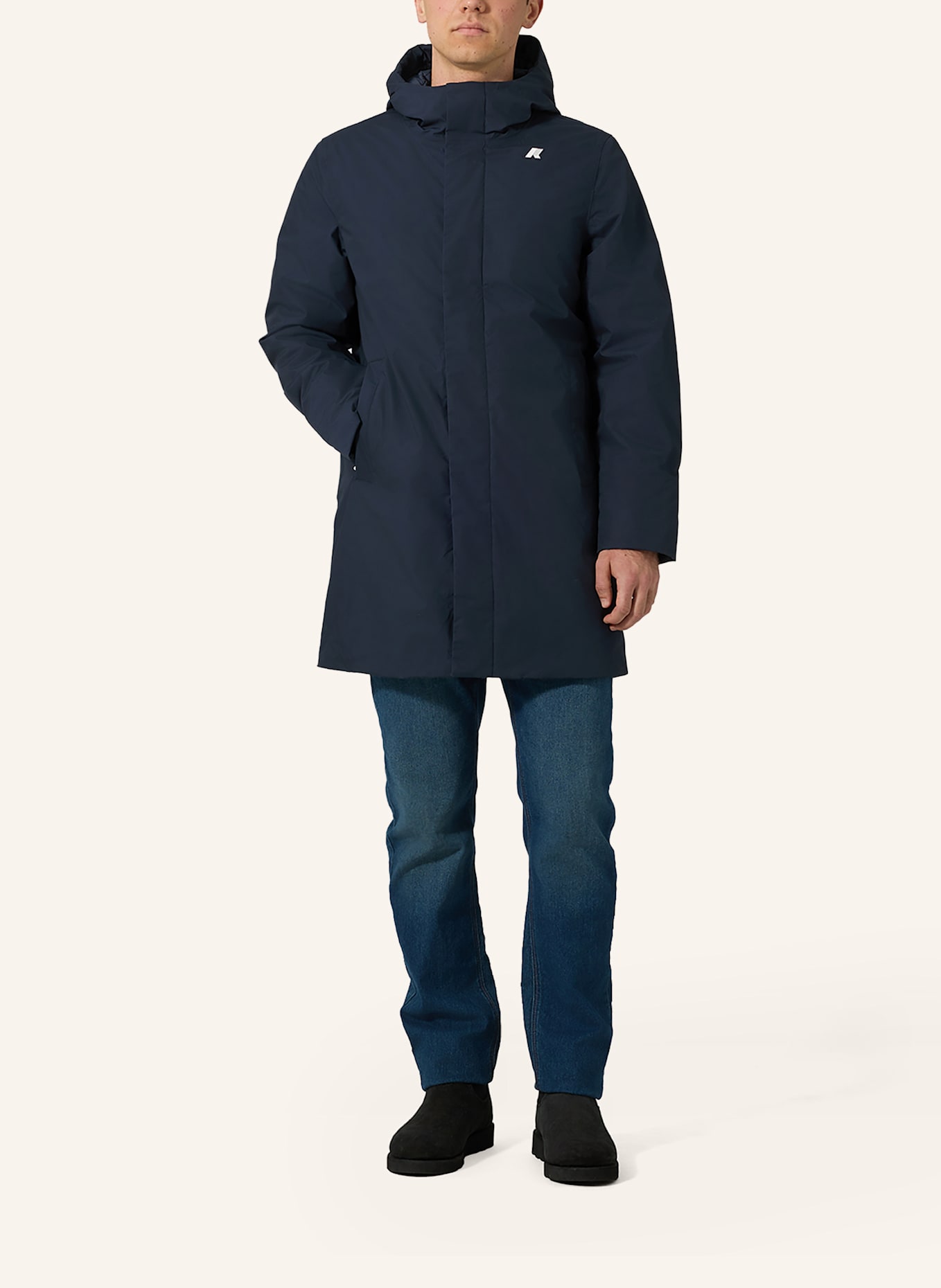 K-WAY Funktionsjacke THOMAS WARM MICRO CANVAS: BLAU