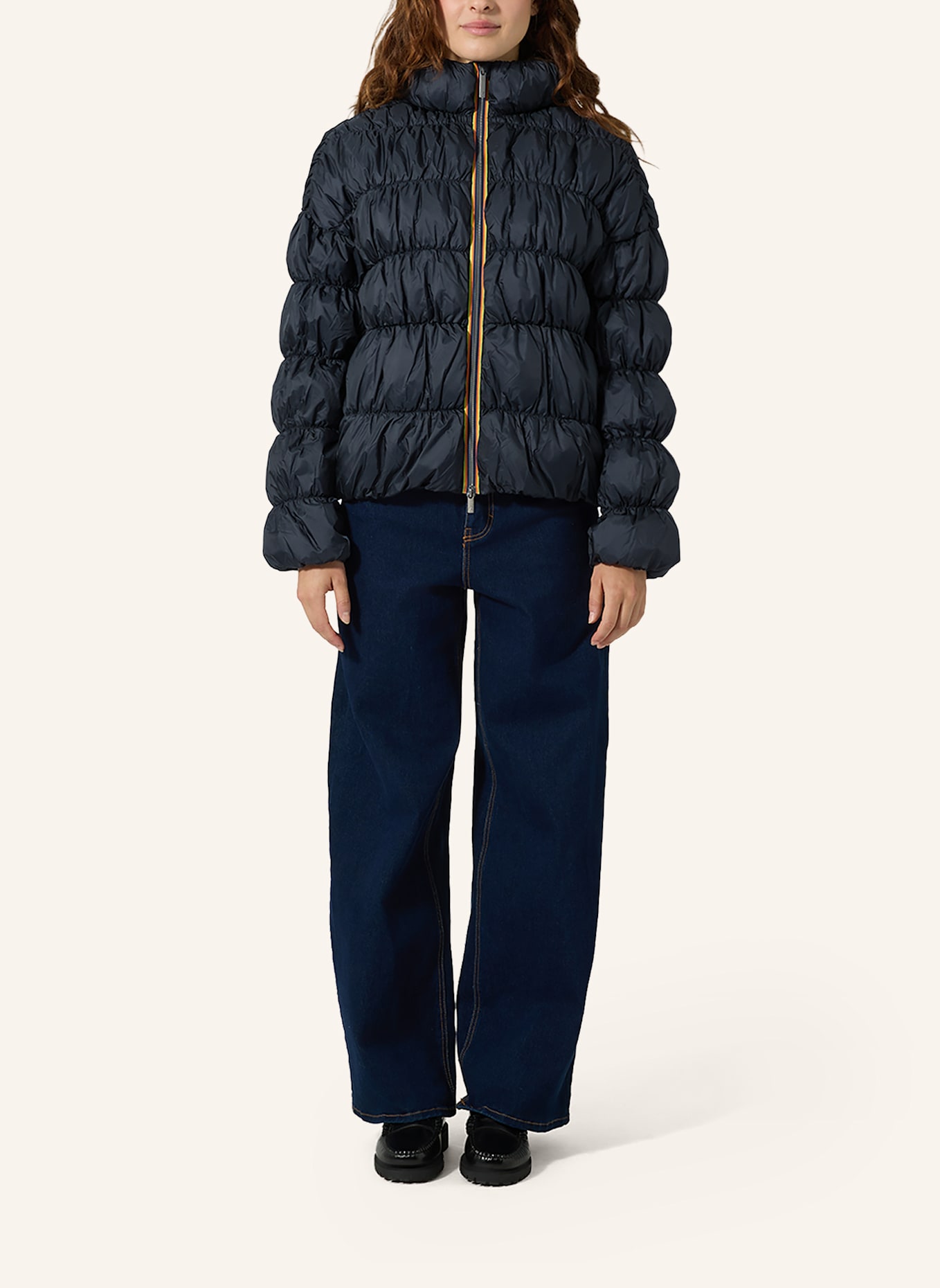 K-WAY Winterjacke FRAYN MAXI RUFFLES: BLAU