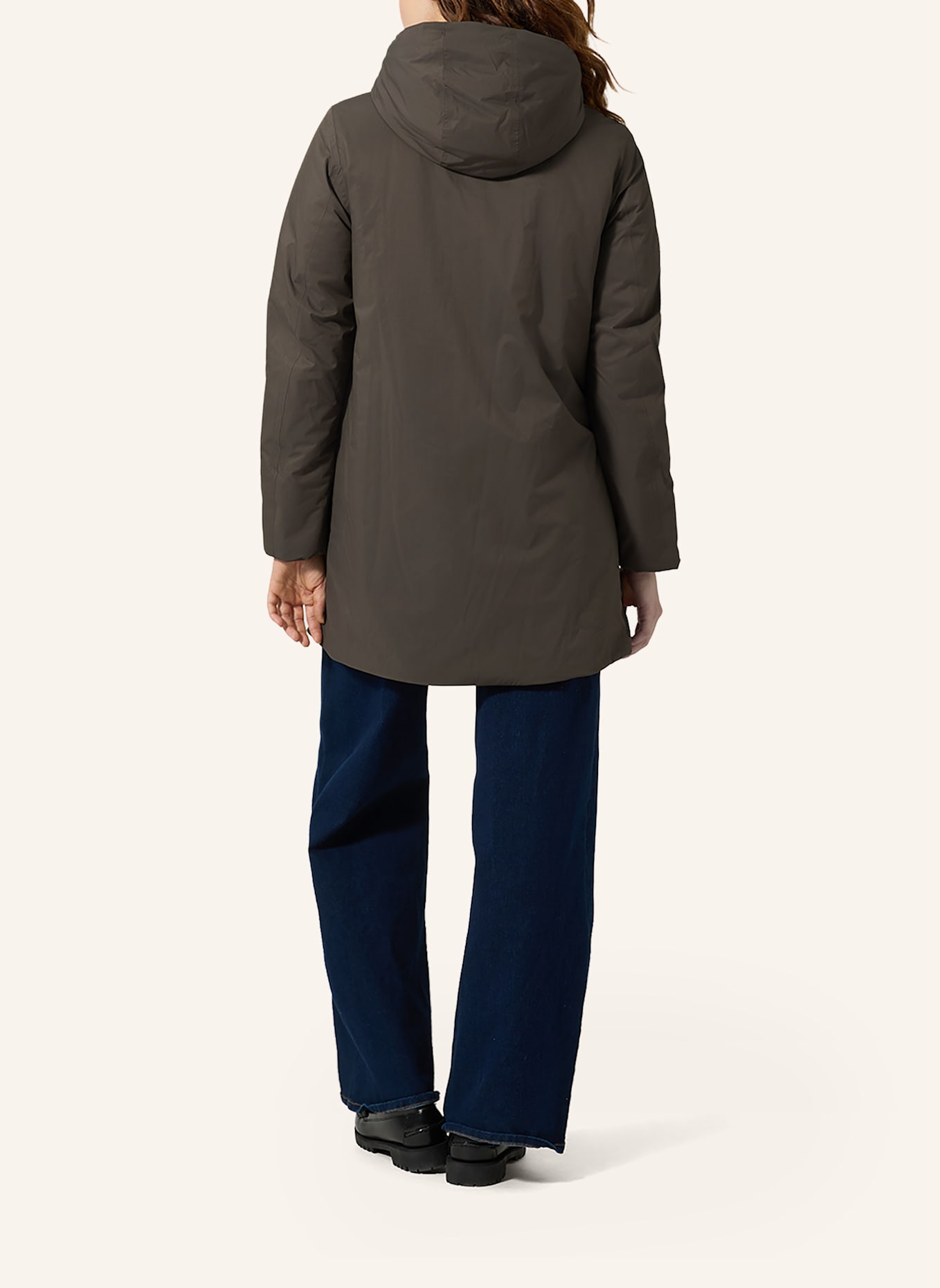 K-WAY Funktionsjacke SOPHIE TWILL SOFT BEAVER: OLIV/ GRAU
