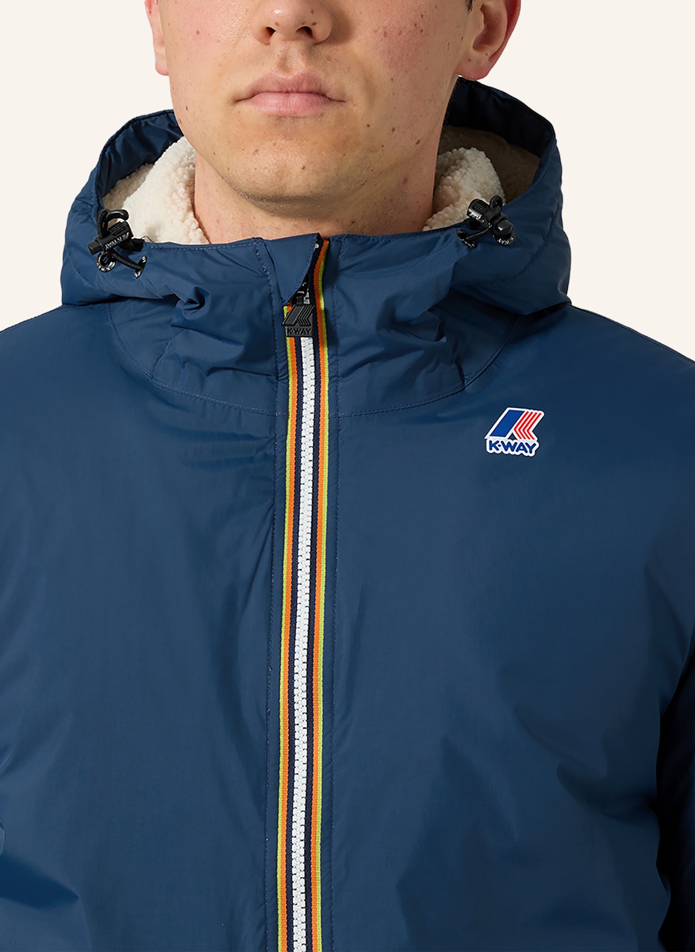 K-WAY Funktionsjacke LE VRAI 4.0 CLAUDE ORSETTO: BLAU