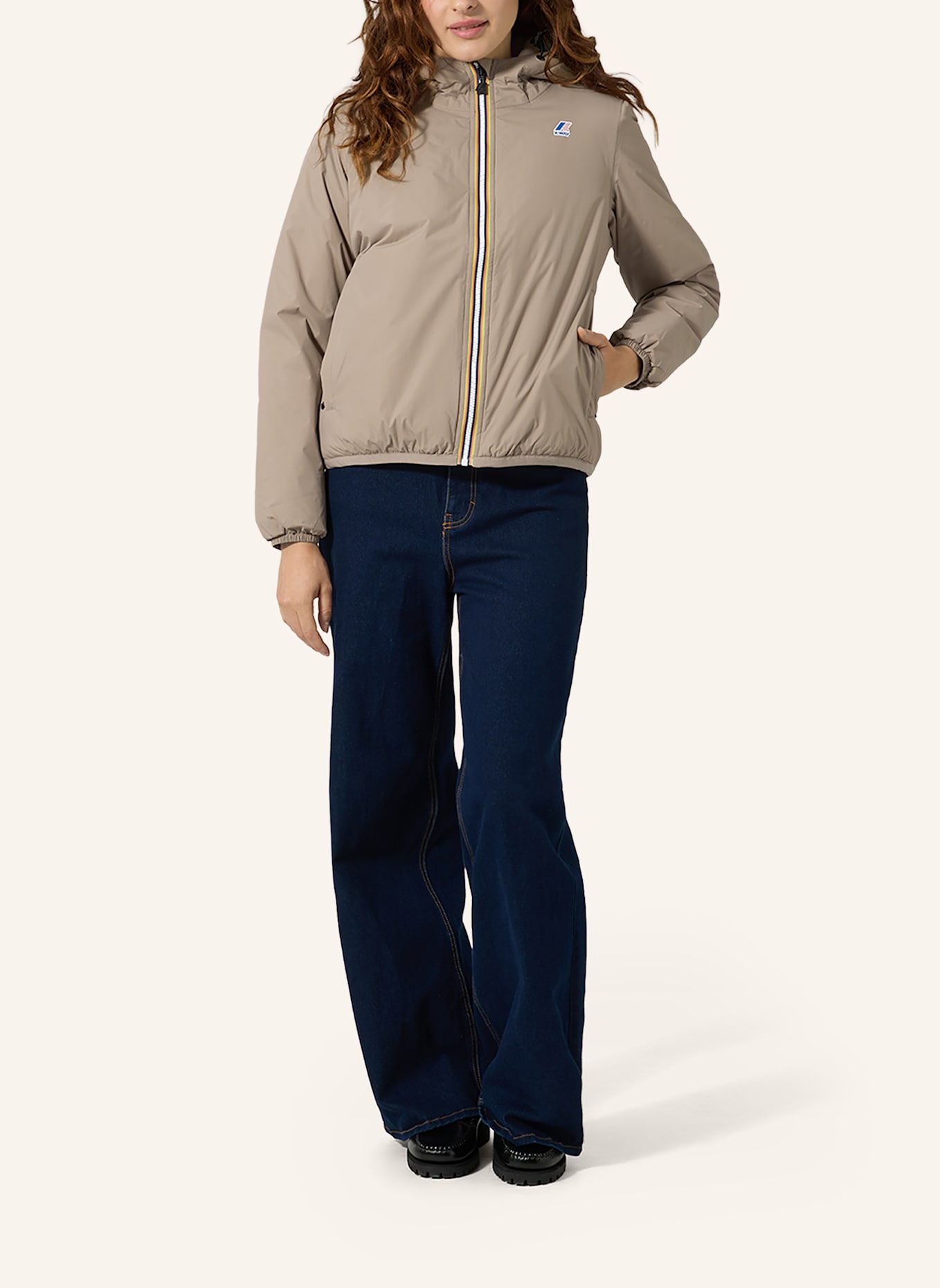 K-WAY Funktionsjacke LE VRAI 4.0 CLAUDETTE ORSETTO: BEIGE