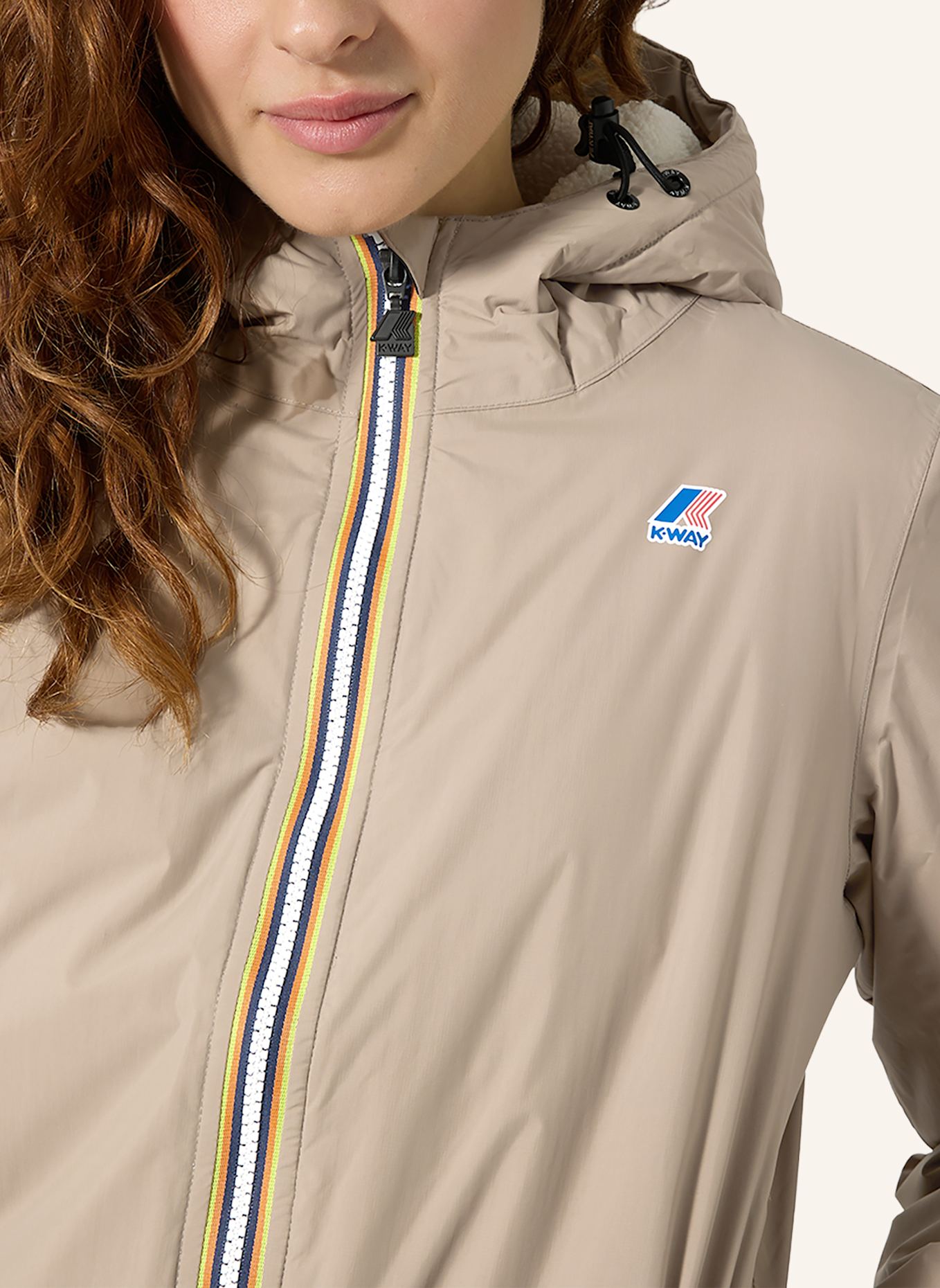 K-WAY Funktionsjacke LE VRAI 4.0 CLAUDETTE ORSETTO: BEIGE