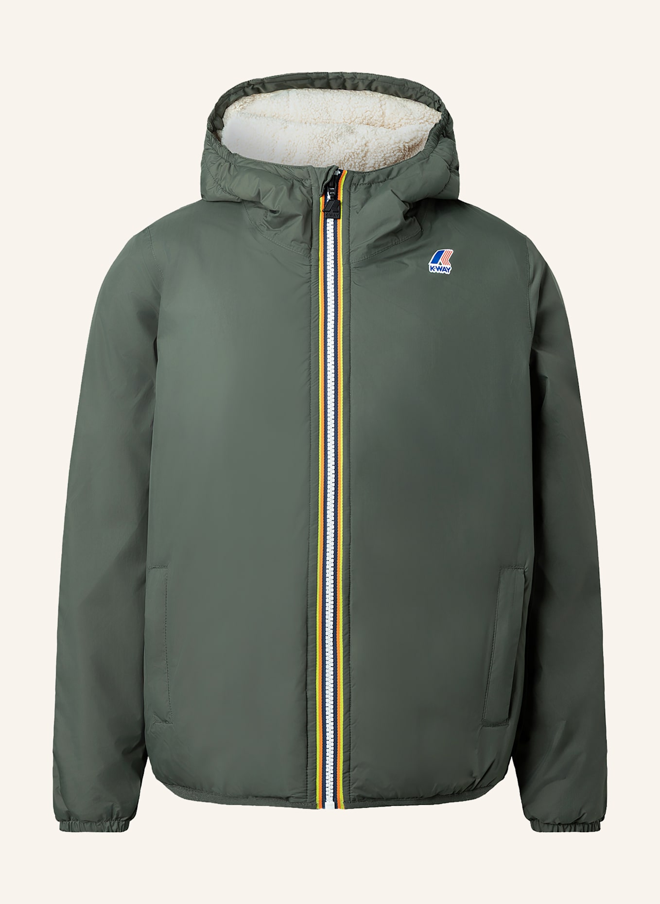 K-WAY Funktionsjacke P. LE VRAI 4.0 CLAUDE ORSETTO: DUNKELGRÜN