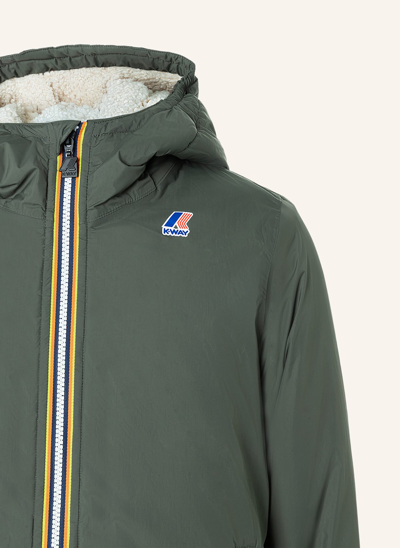 K-WAY Funktionsjacke P. LE VRAI 4.0 CLAUDE ORSETTO: DUNKELGRÜN