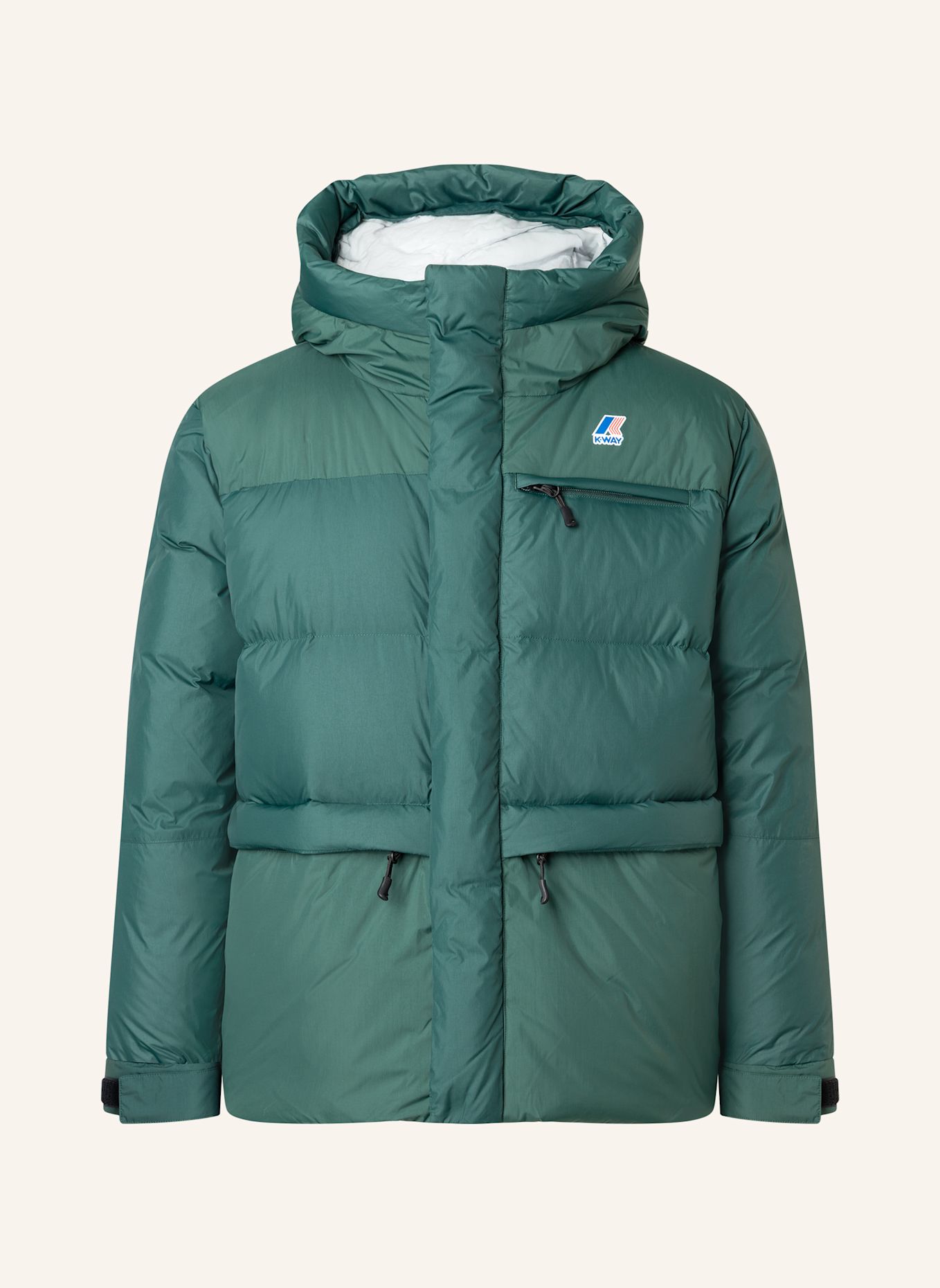 K-WAY Winterjacke LE VRAI 4.0 AURELE HEAVY WARM: DUNKELGRÜN