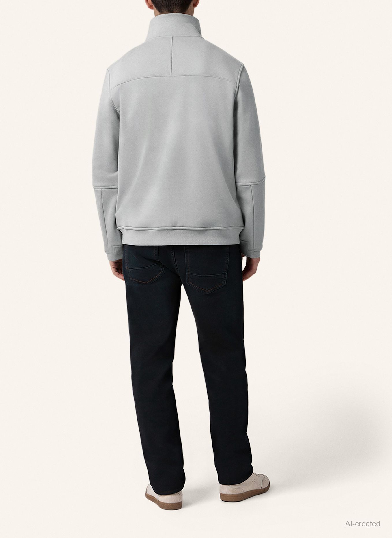 K-WAY Sweatjacke PEPIN BRUSHED PC: GRAU