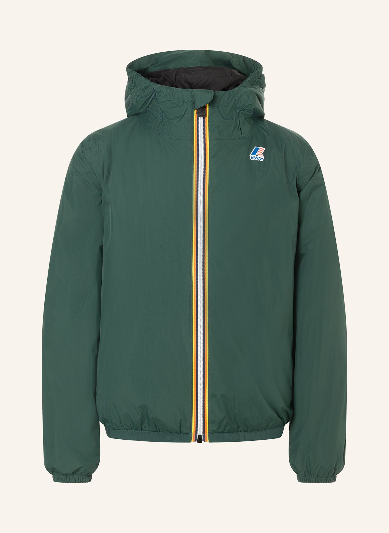 K-WAY Funktionsjacke P. LE VRAI 4.0 CLAUDE WARM: DUNKELGRÜN