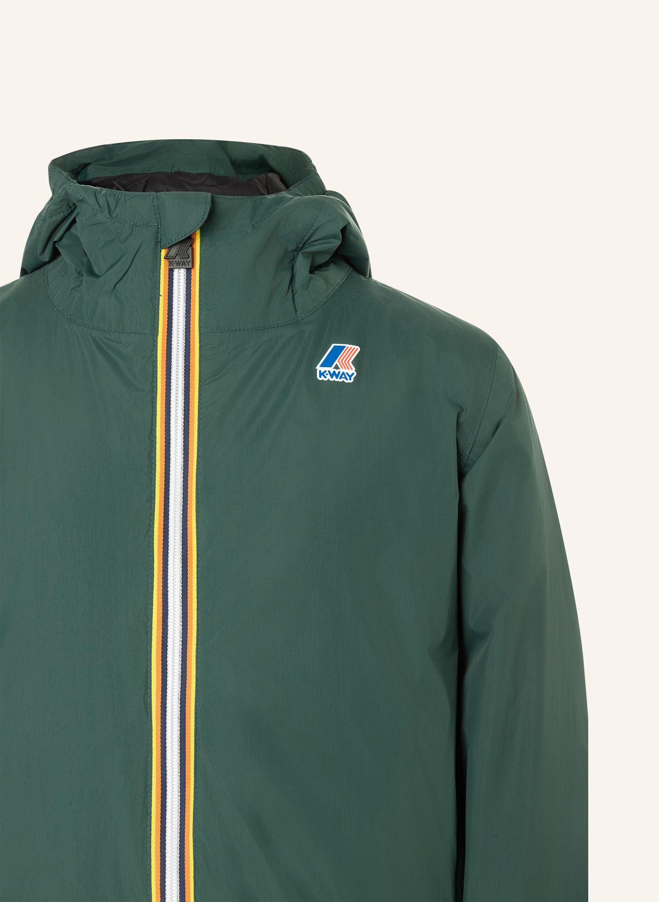 K-WAY Funktionsjacke P. LE VRAI 4.0 CLAUDE WARM: DUNKELGRÜN