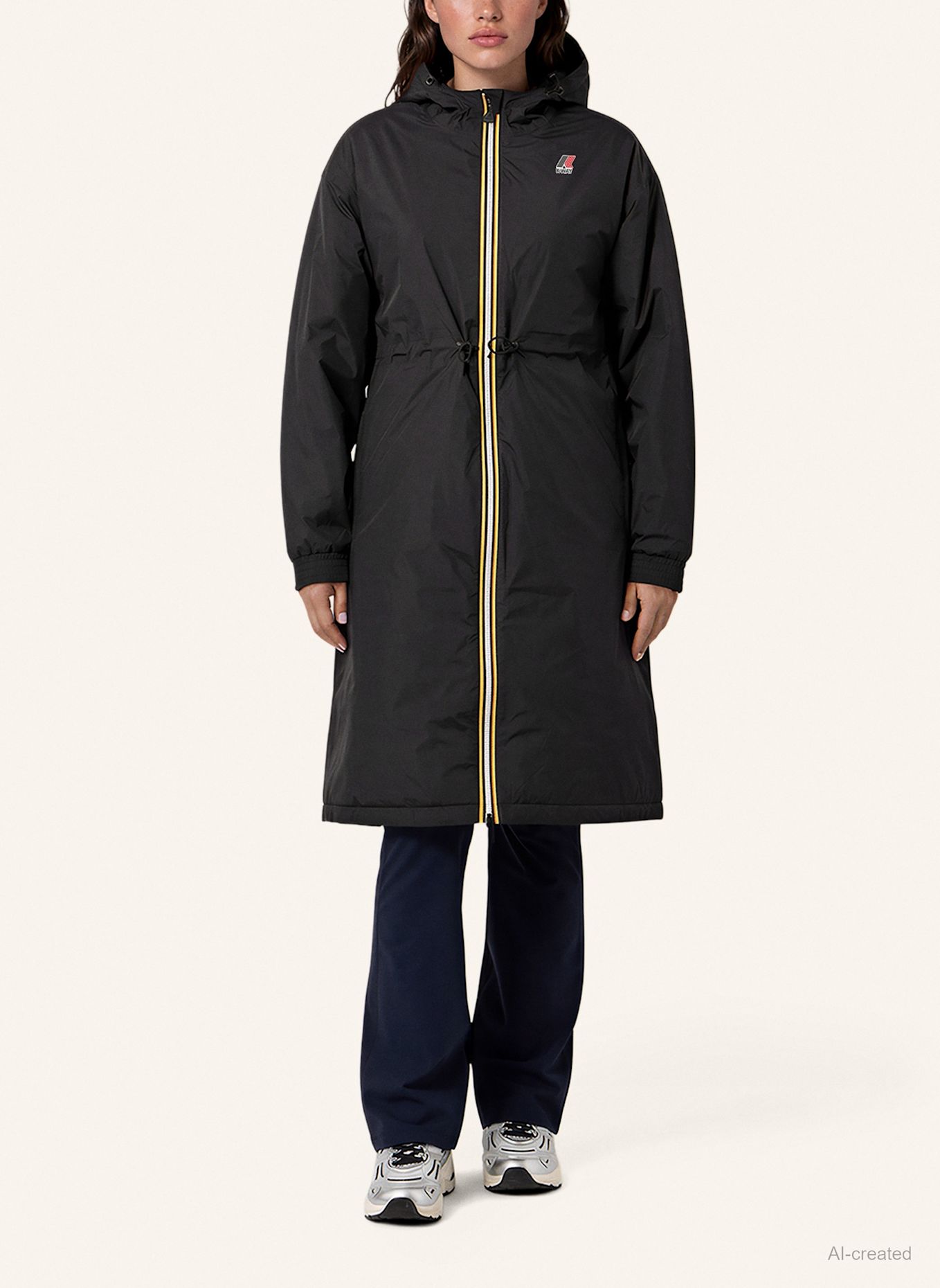 K-WAY Funktionsjacke LE VRAI 4.0 DELIA WARM: SCHWARZ