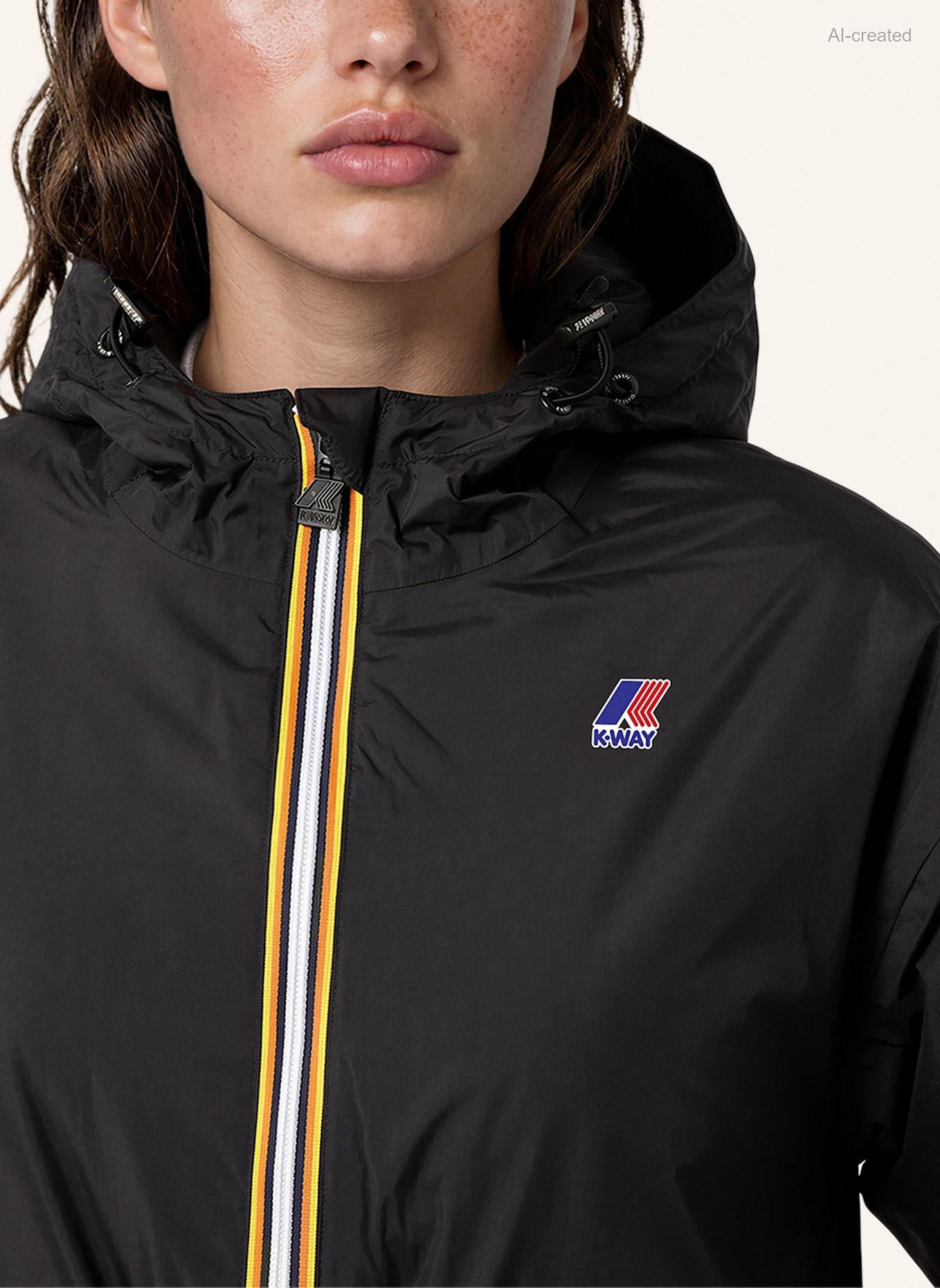 K-WAY Funktionsjacke LE VRAI 4.0 DELIA WARM: SCHWARZ