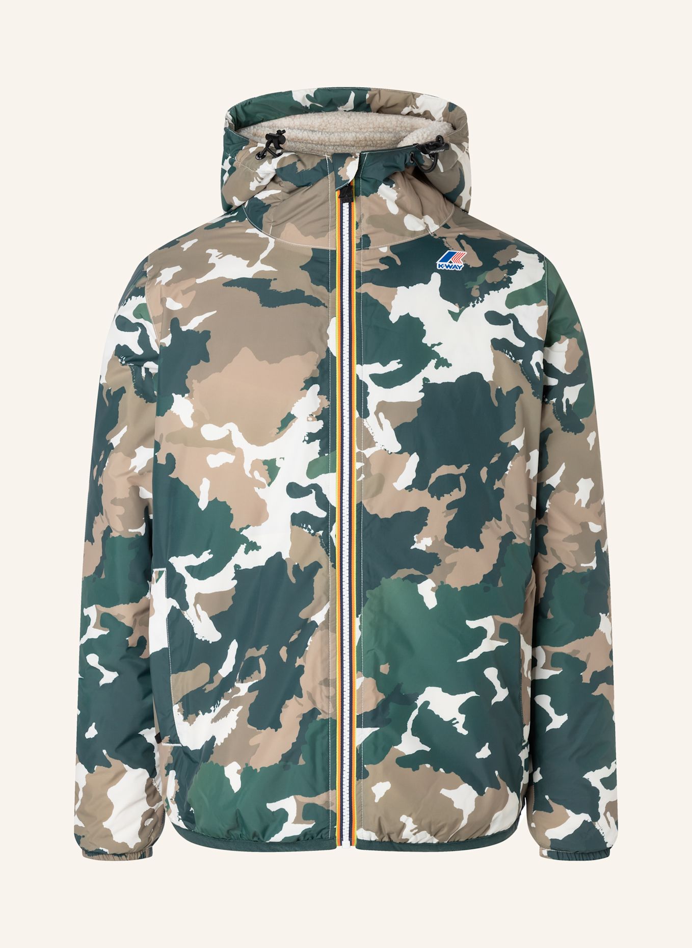 K-WAY Funktionsjacke CLAUDE ORSETTO GRAPHIC: GRÜN