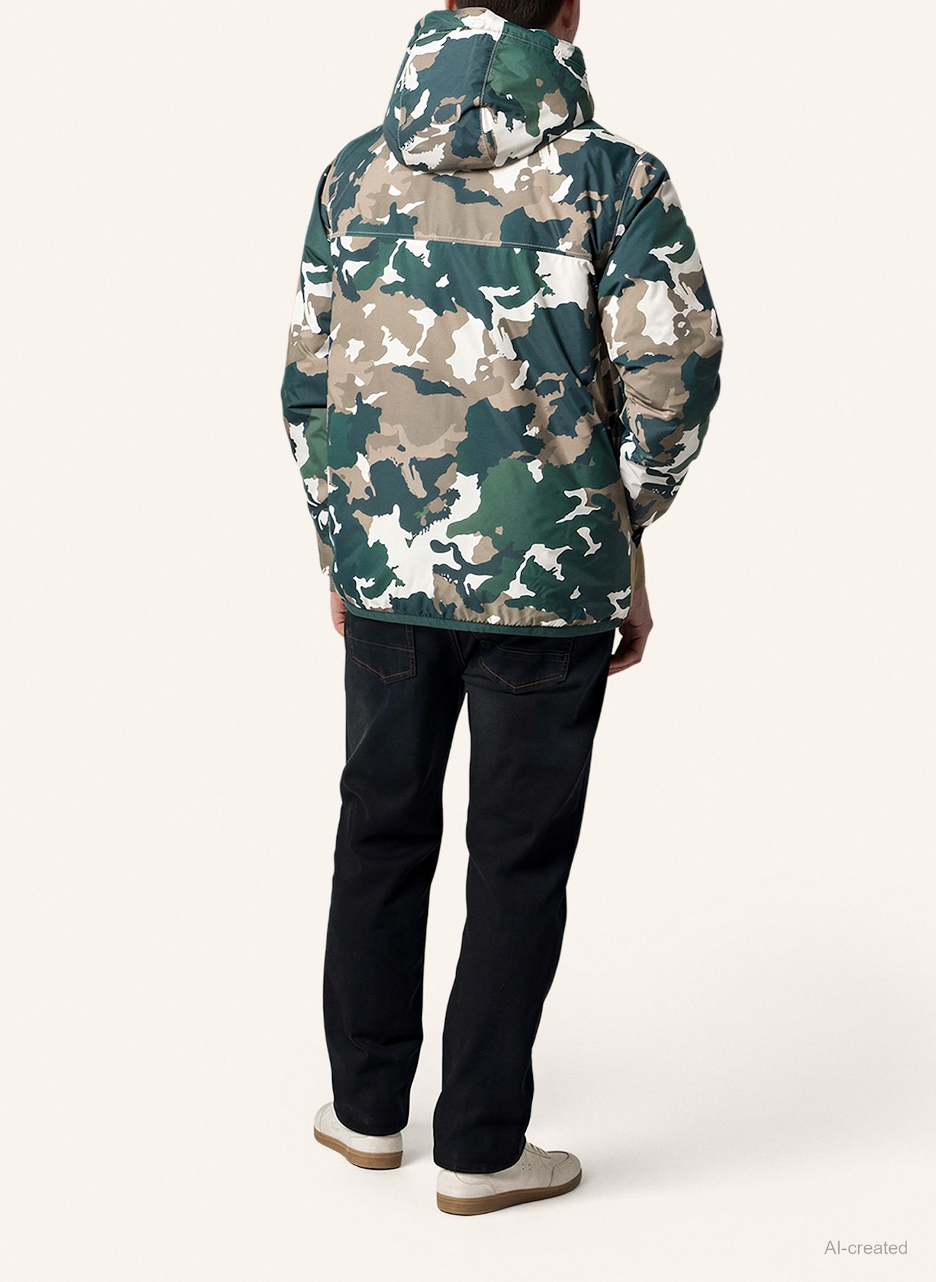 K-WAY Funktionsjacke CLAUDE ORSETTO GRAPHIC: GRÜN