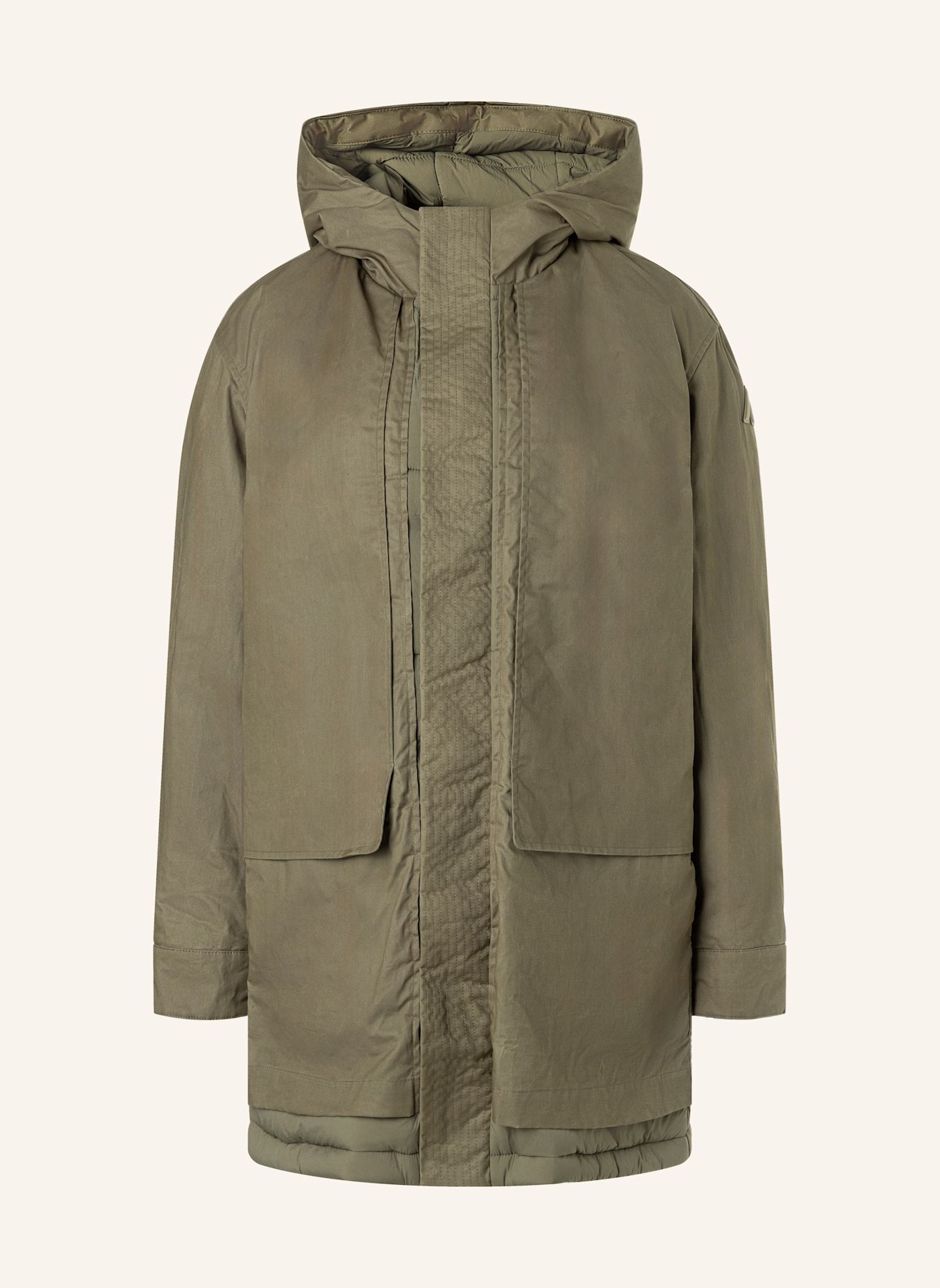 K-WAY Funktionsjacke CURTI WAX COTTON NYLON: GRÜN