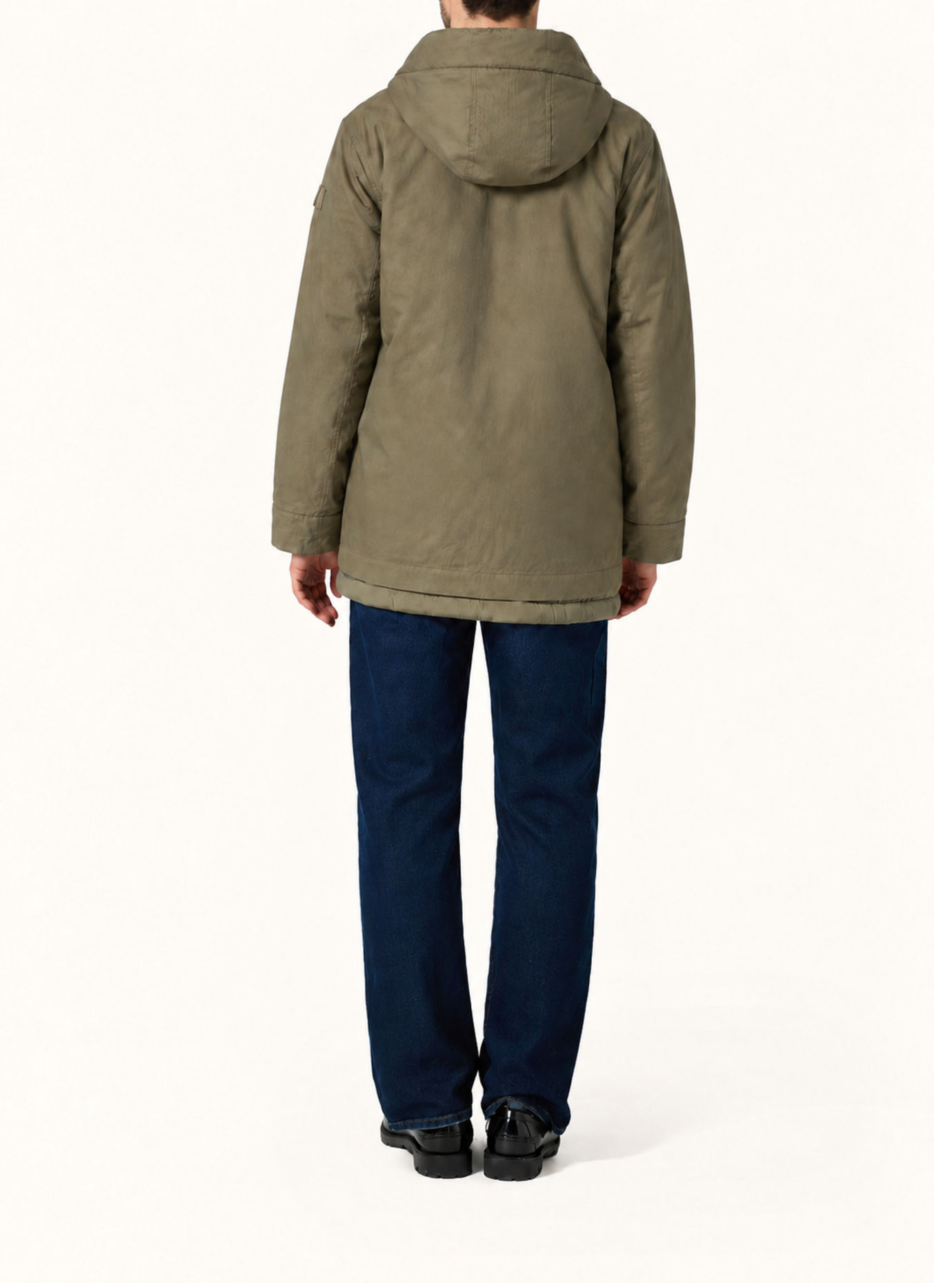 K-WAY Funktionsjacke CURTI WAX COTTON NYLON: GRÜN