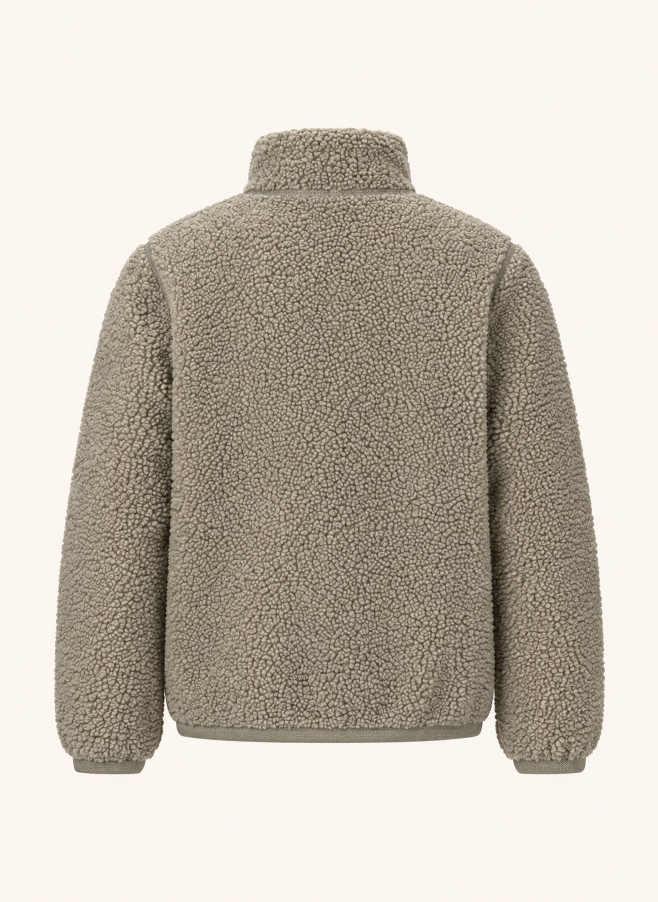K-WAY Funktionsjacke P. PASCAL SHERPA POLAR DOUBLE zum Wenden: DUNKELGRÜN / DUNKELBLAU