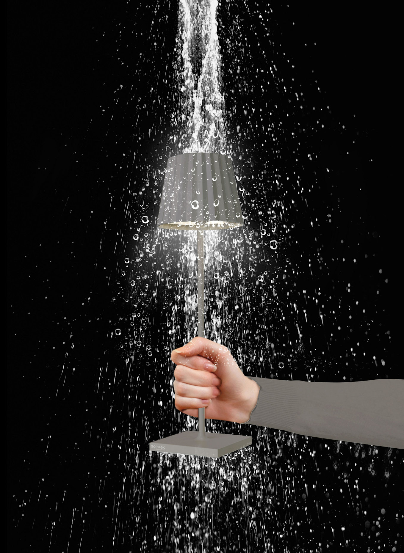 SOMPEX Leuchte TROLL RC: GRAU