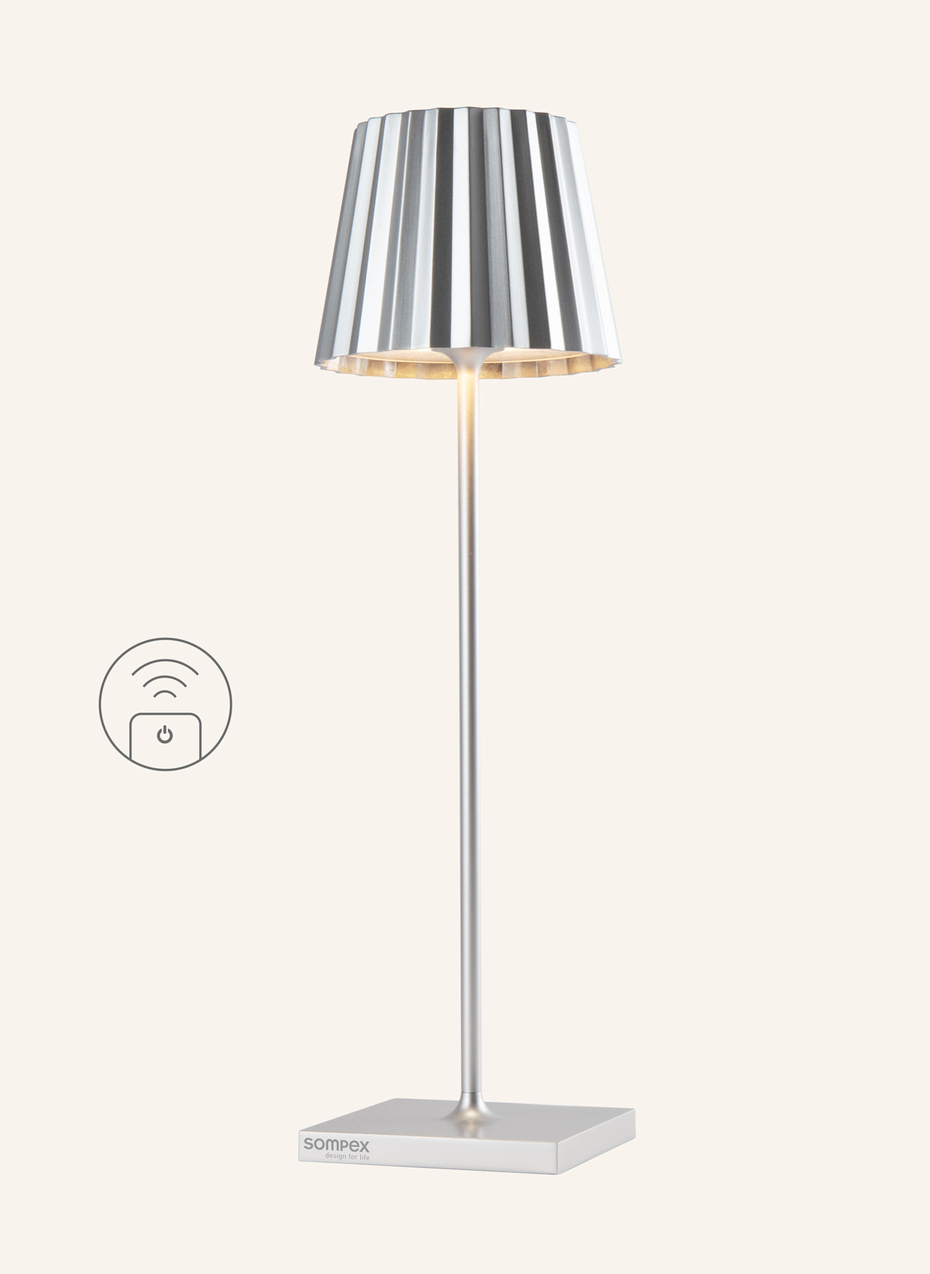 SOMPEX Leuchte TROLL RC: SILBER