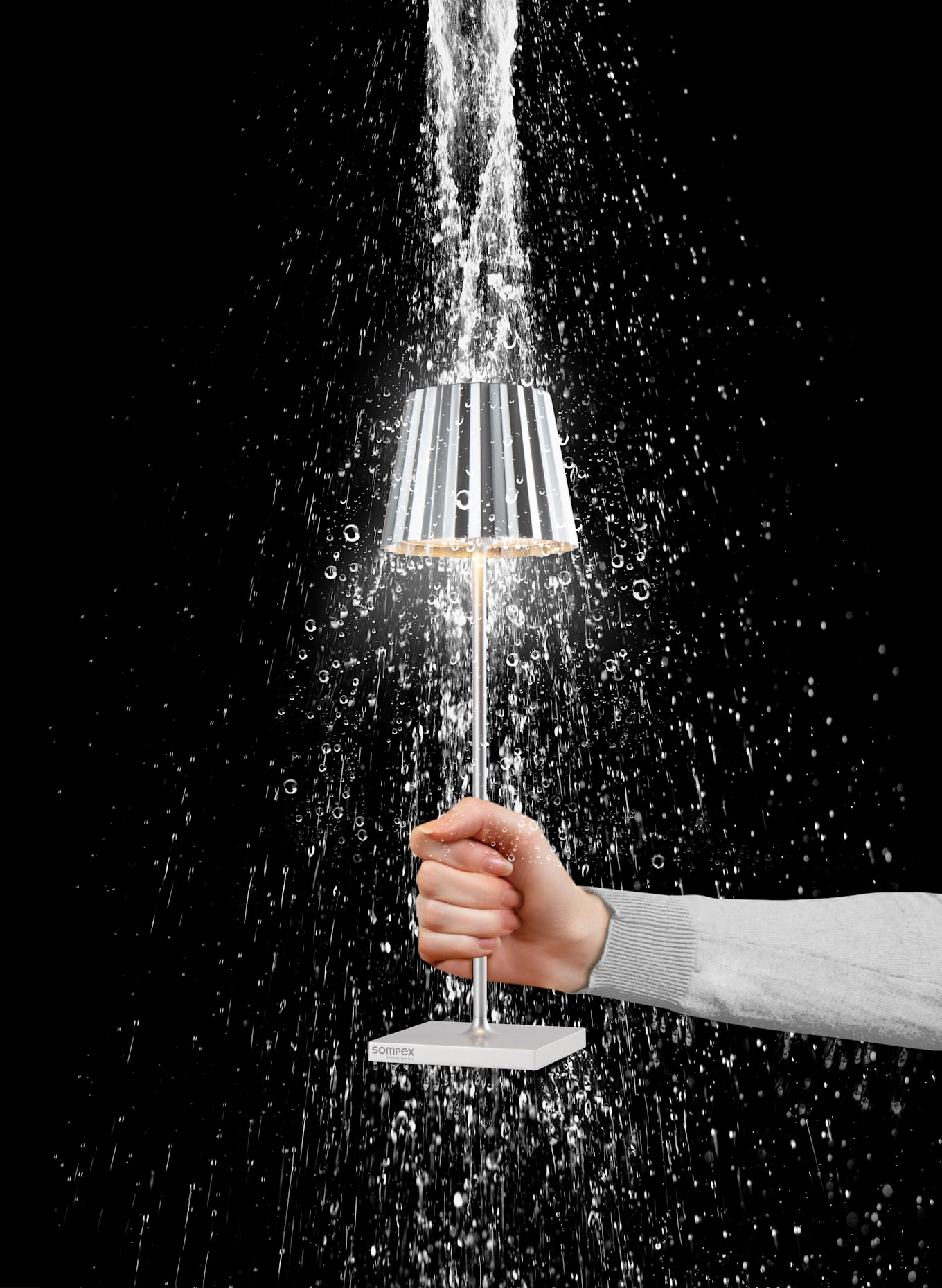 SOMPEX Leuchte TROLL RC: SILBER