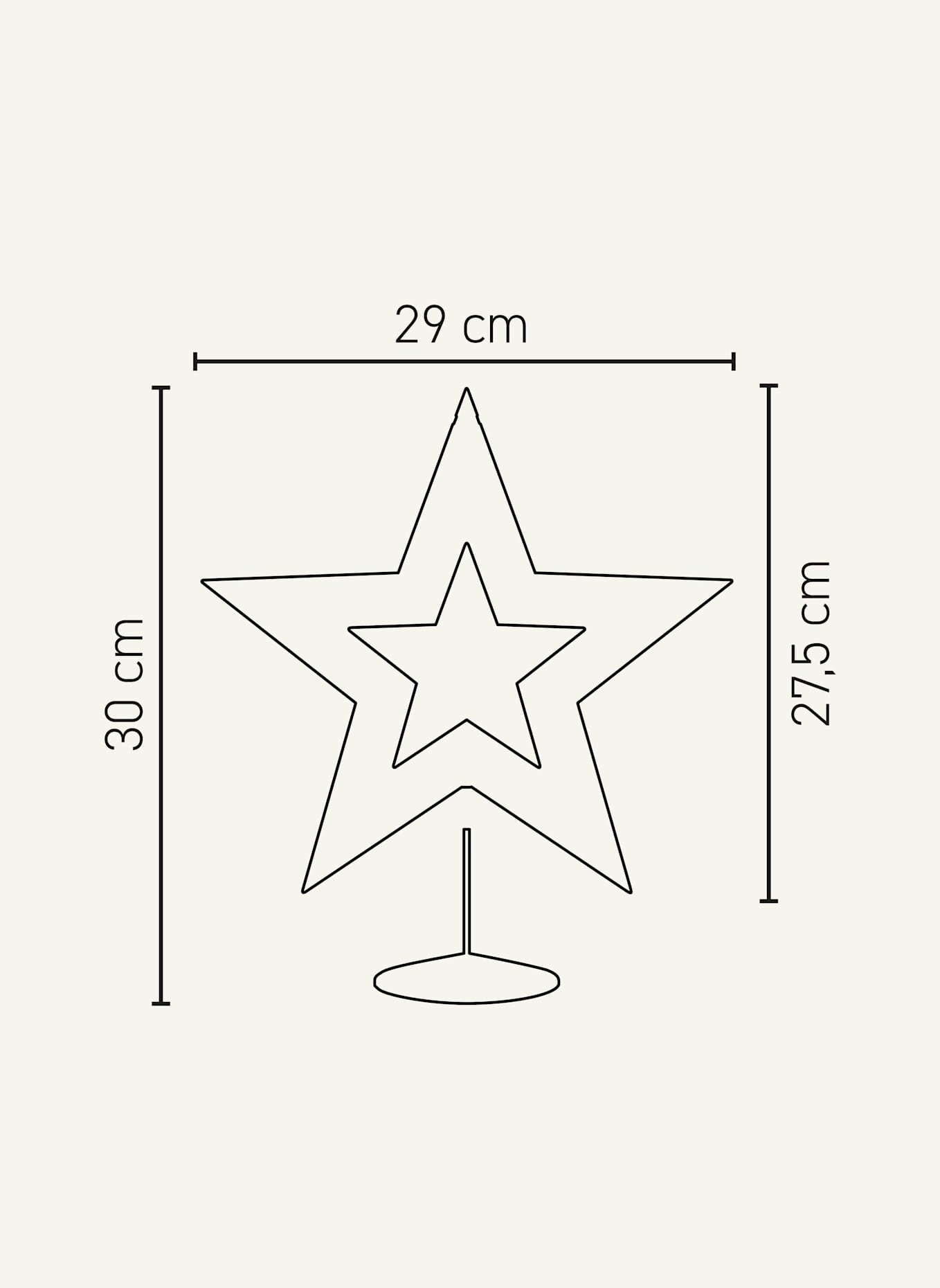 SOMPEX Leuchte FREESTAR: SCHWARZ