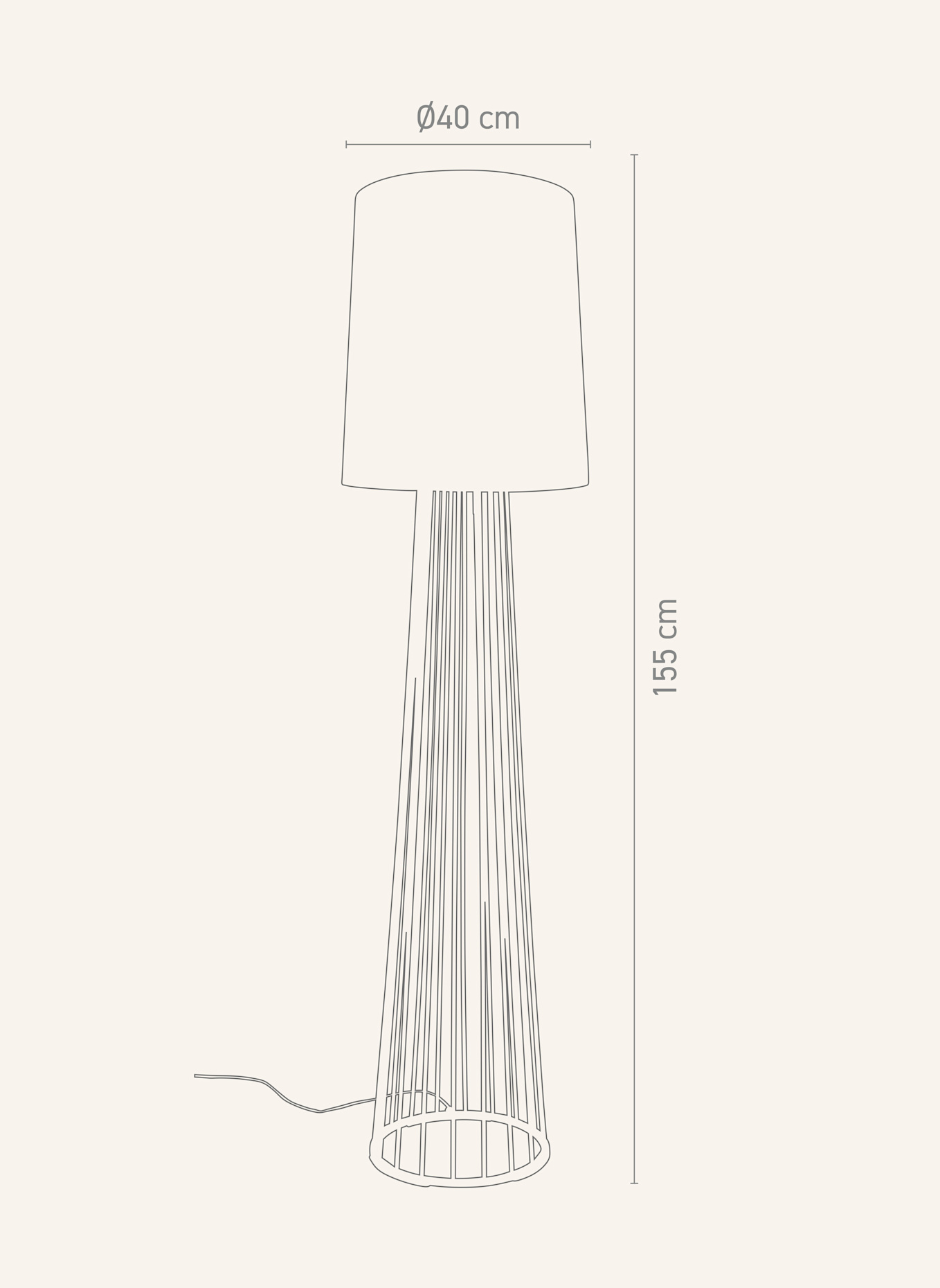 Villeroy & Boch Stehleuchte MAILAND: SCHWARZ