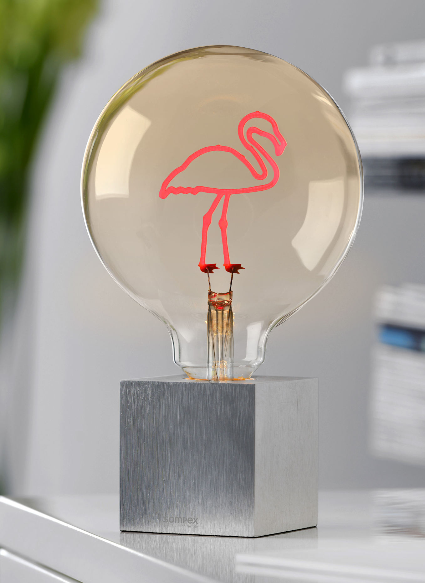 SOMPEX Leuchte LED Filament Leuchtmittel-inkl. Sockel: SILBER