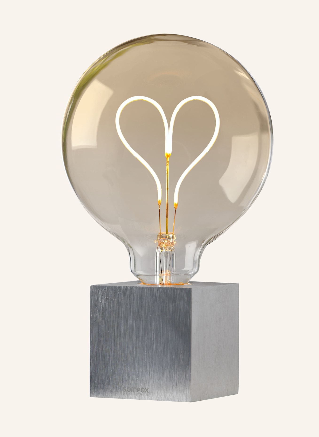 SOMPEX Leuchte LED Filament Leuchtmittel-inkl. Sockel: SILBER