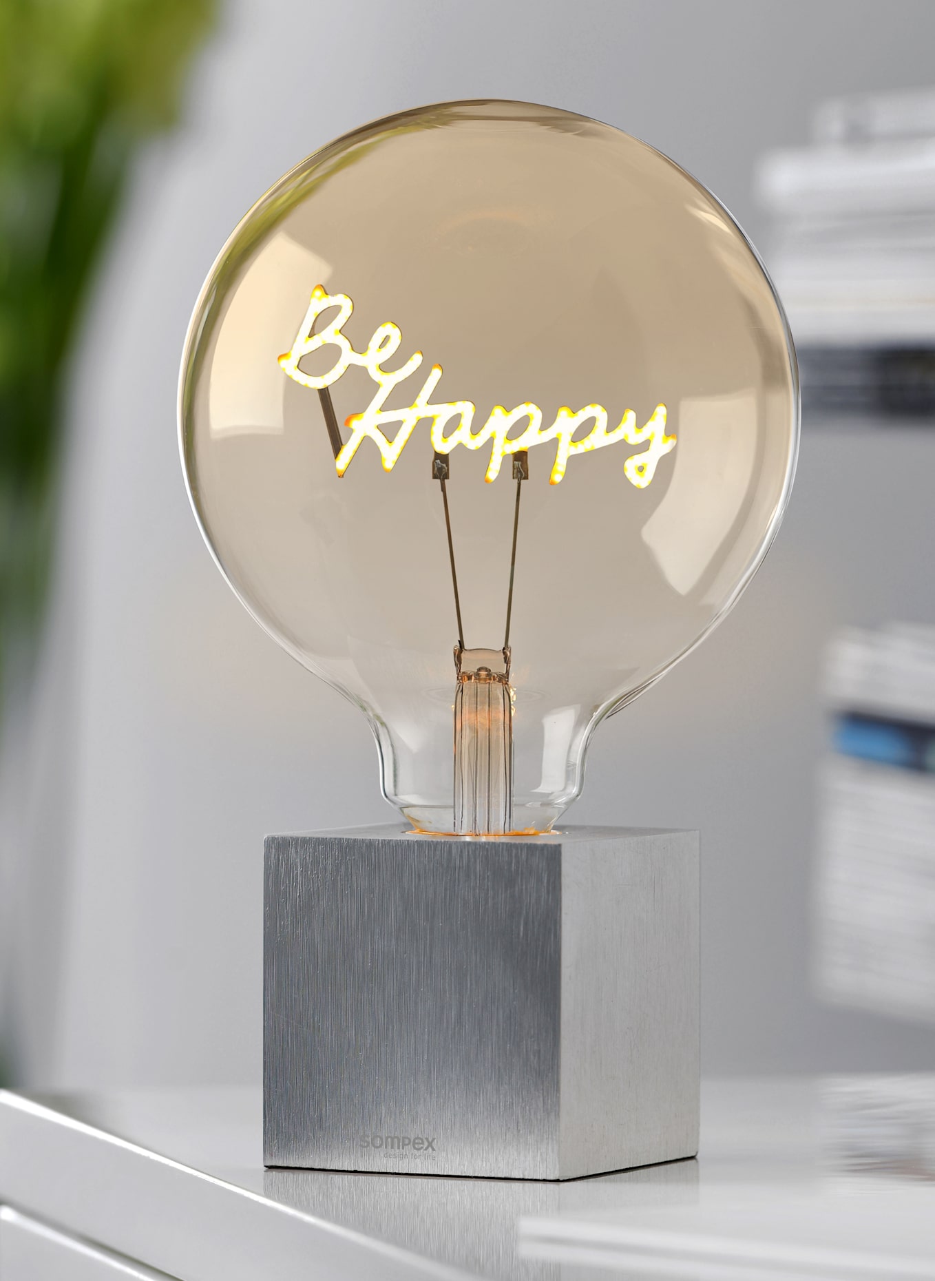 SOMPEX Leuchte LED Filament Leuchtmittel-inkl. Sockel: SILBER