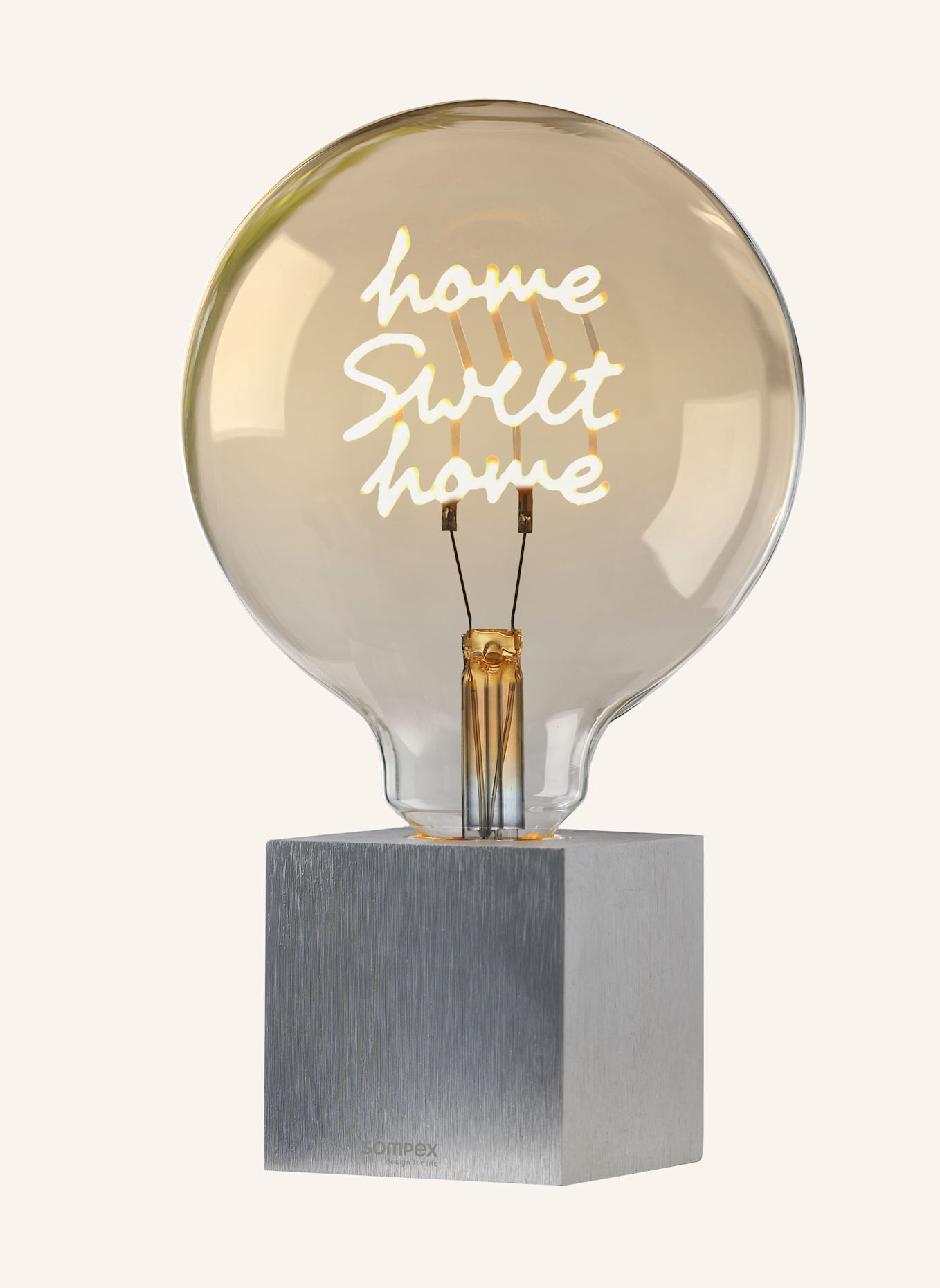 SOMPEX Leuchte LED Filament Leuchtmittel-inkl. Sockel: SILBER